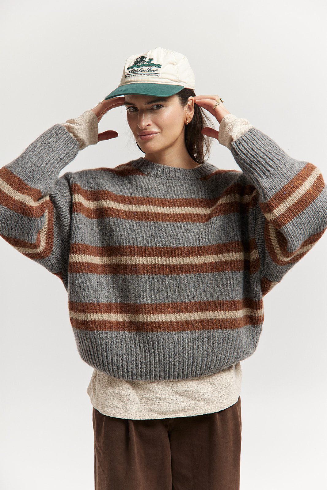 Sweter Cloud Stone Stripes