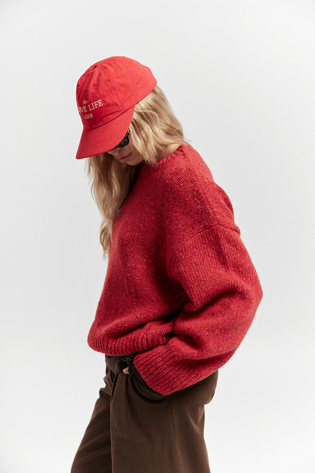 Cloud Red Sweater