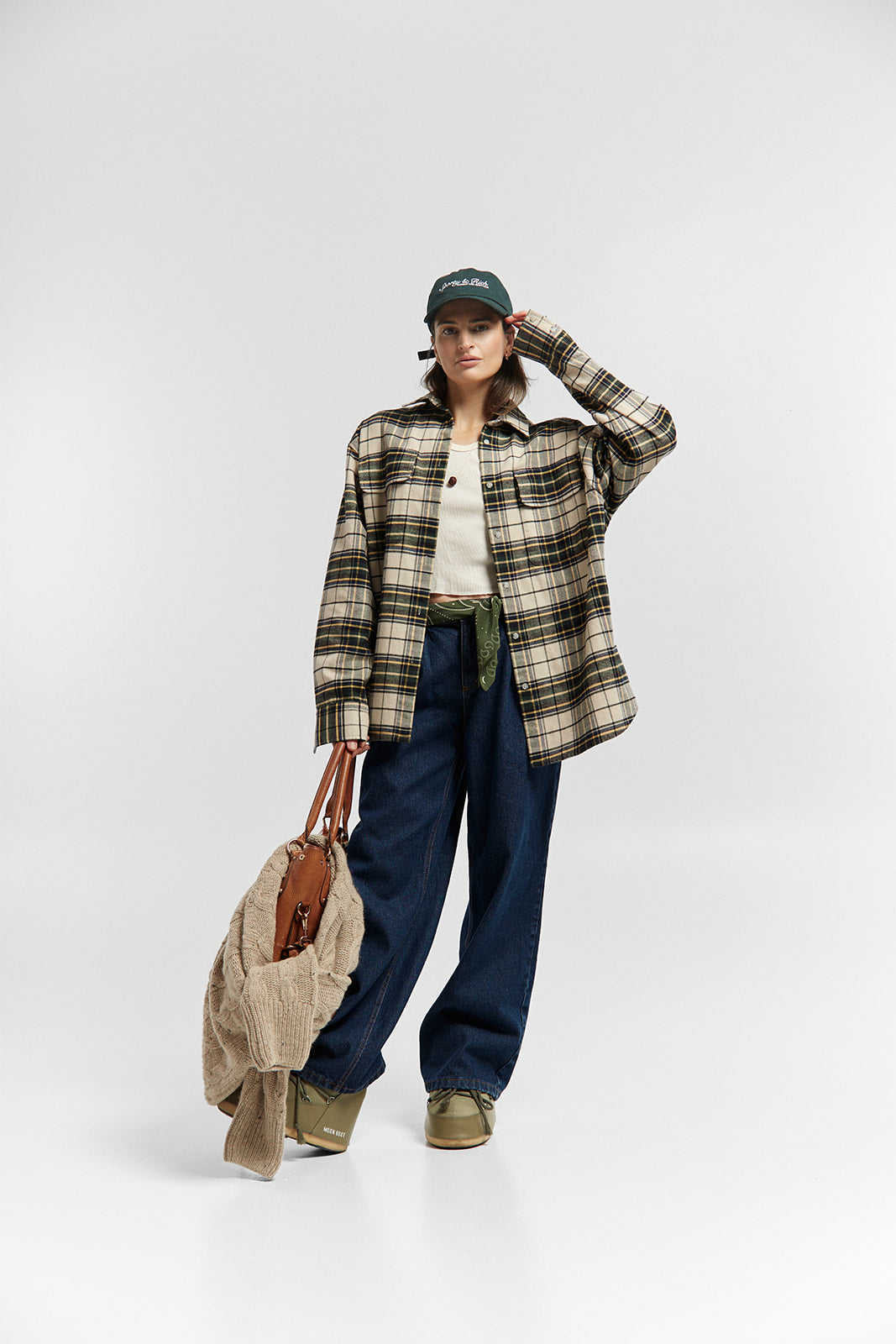 Koszula Misha Beige Plaid - 7