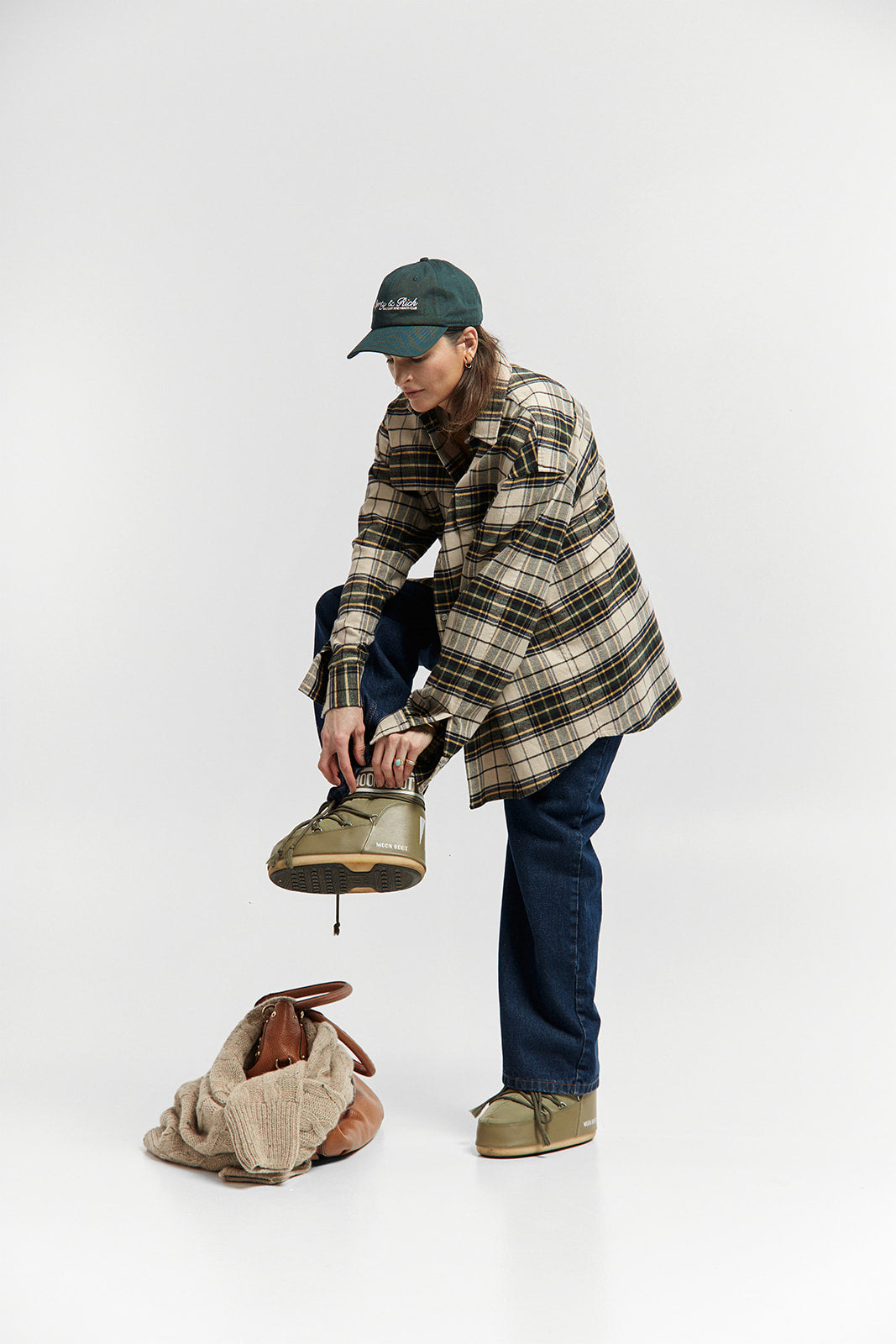 Koszula Misha Beige Plaid - 5