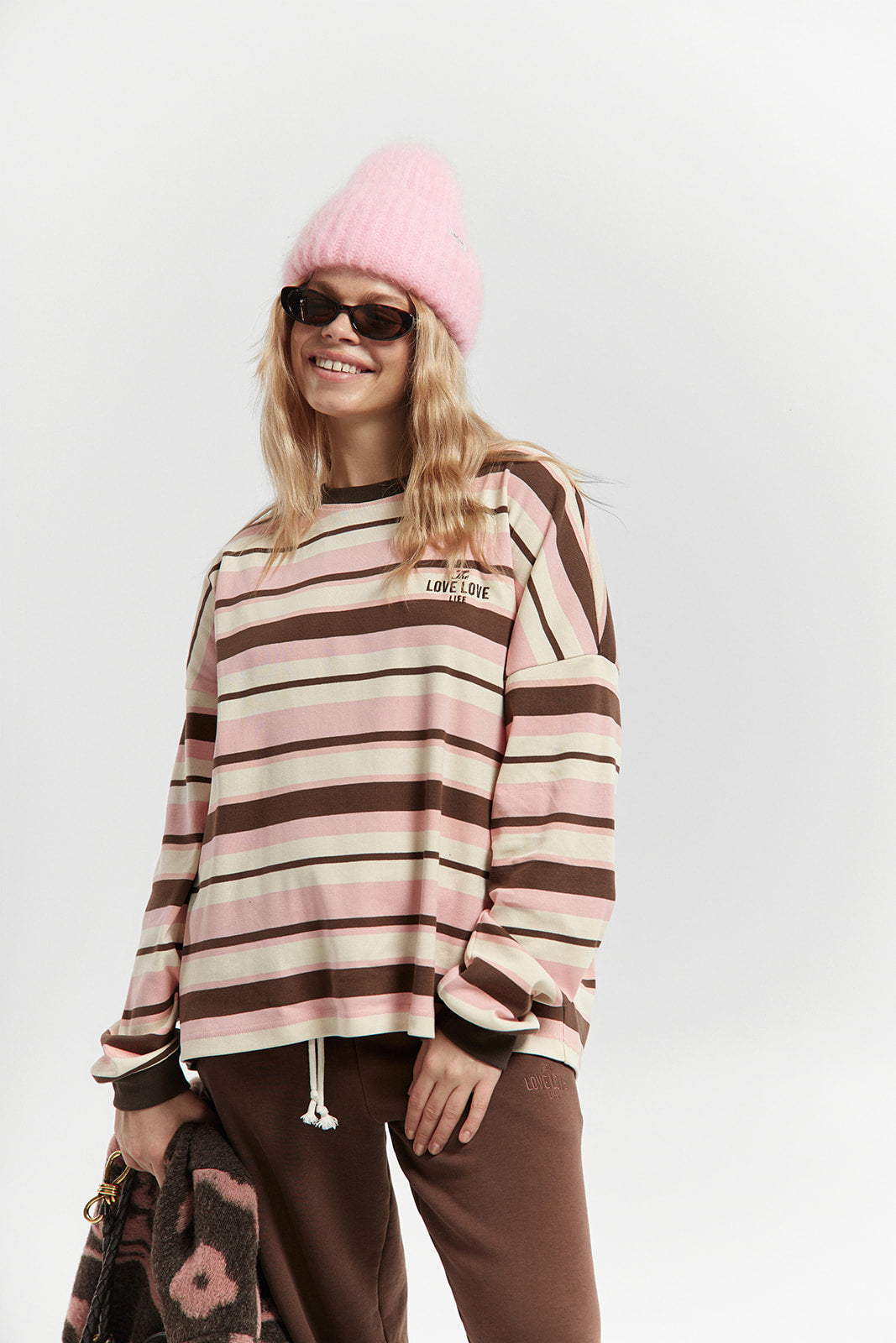 Longsleeve Niagara Pink Stripes
