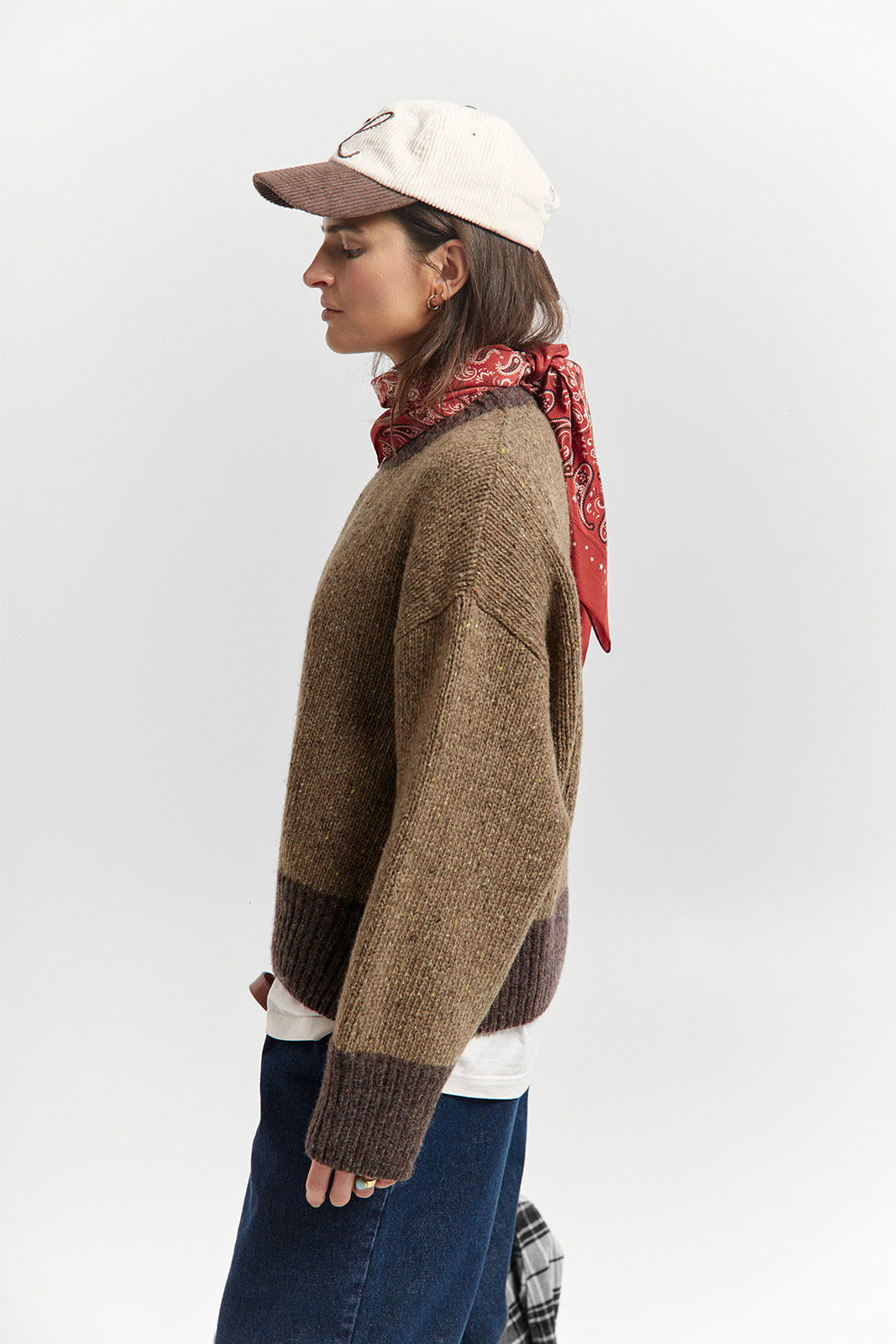 Sweter Cloud Rim Brown - 5