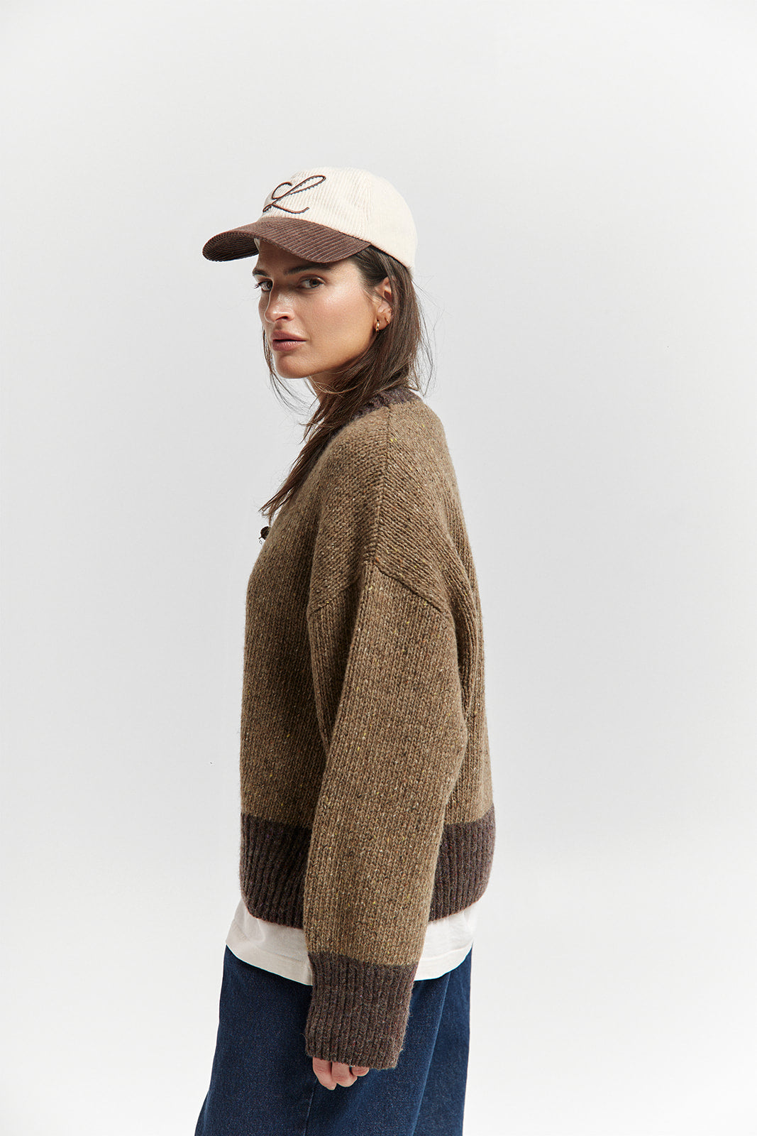 Sweter Cloud Rim Brown - 9