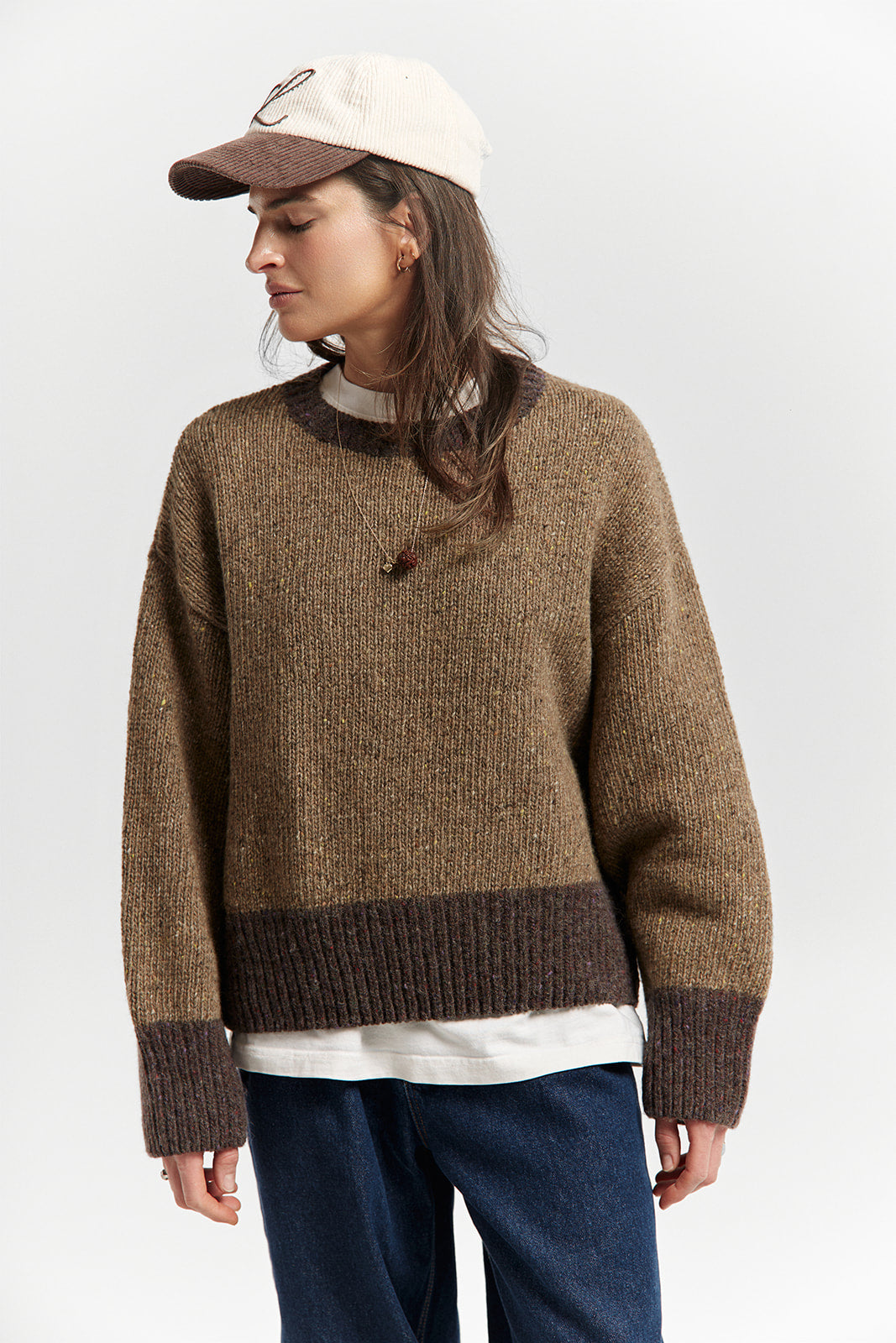 Sweter Cloud Rim Brown - 4