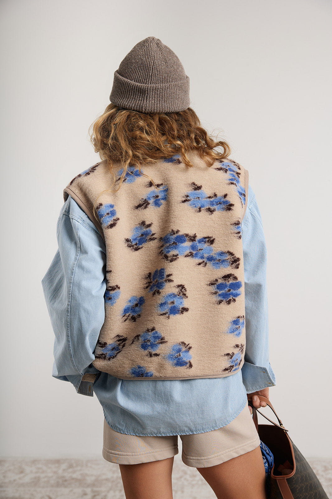 Kamizelka Terra Blue Flowers