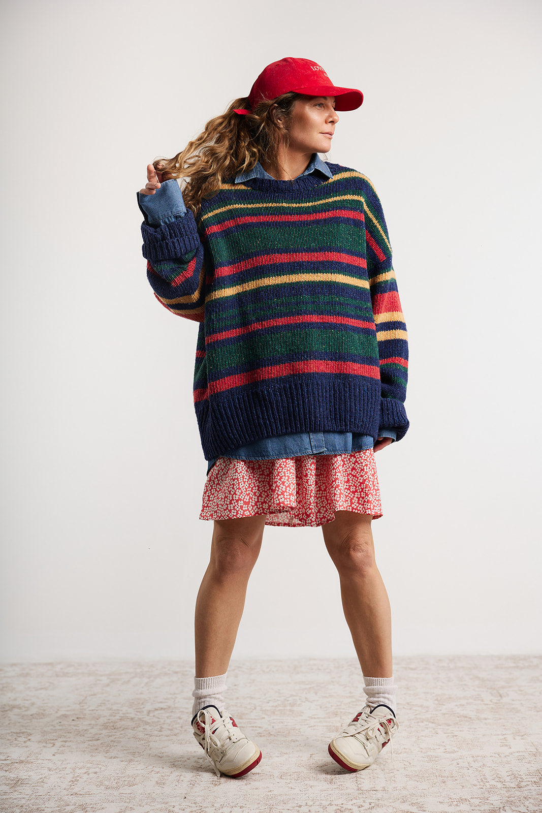 Sweater Cloud Navy Stripes