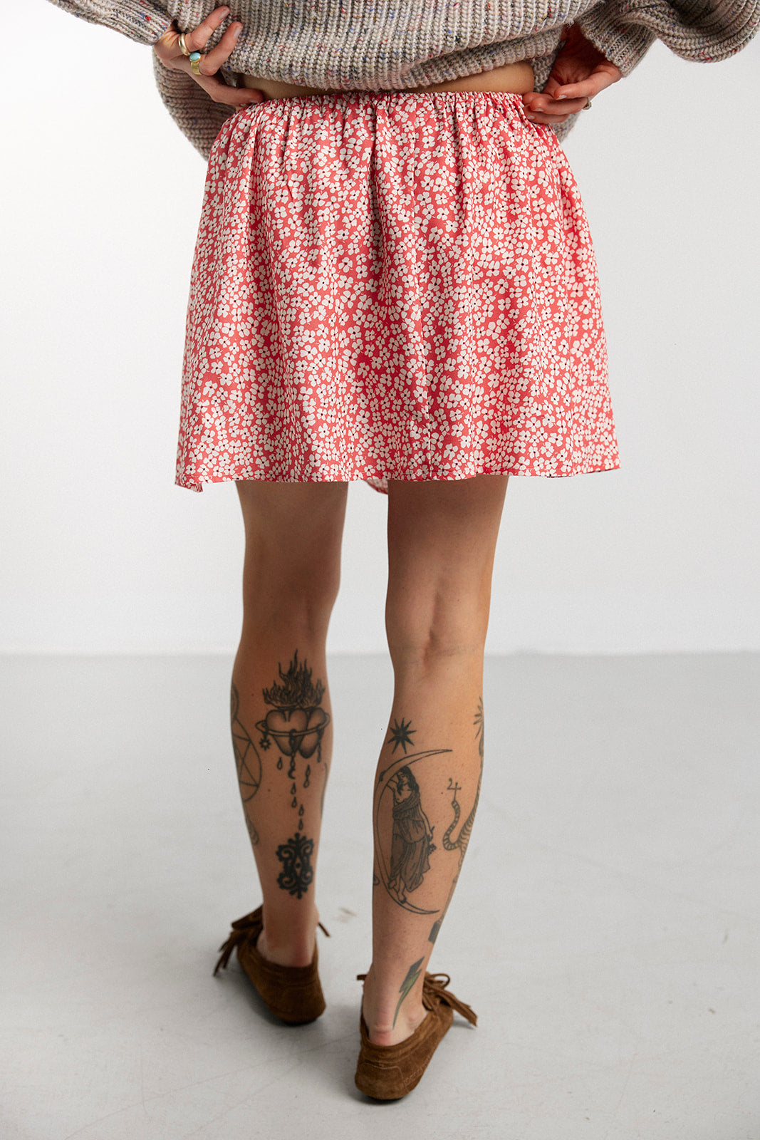 Skirt LOW Petit Flowers Red