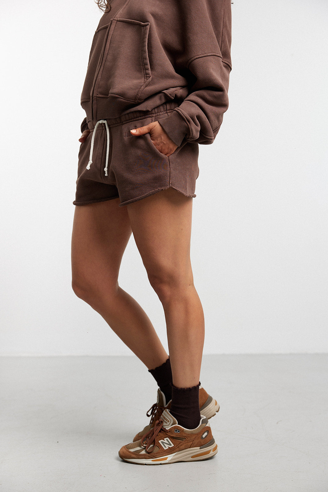 Brown Chocolate Mini Shorts