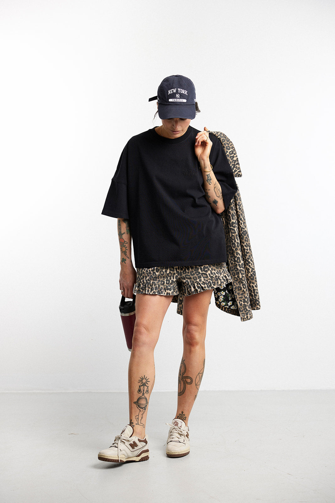 T-shirt West Black