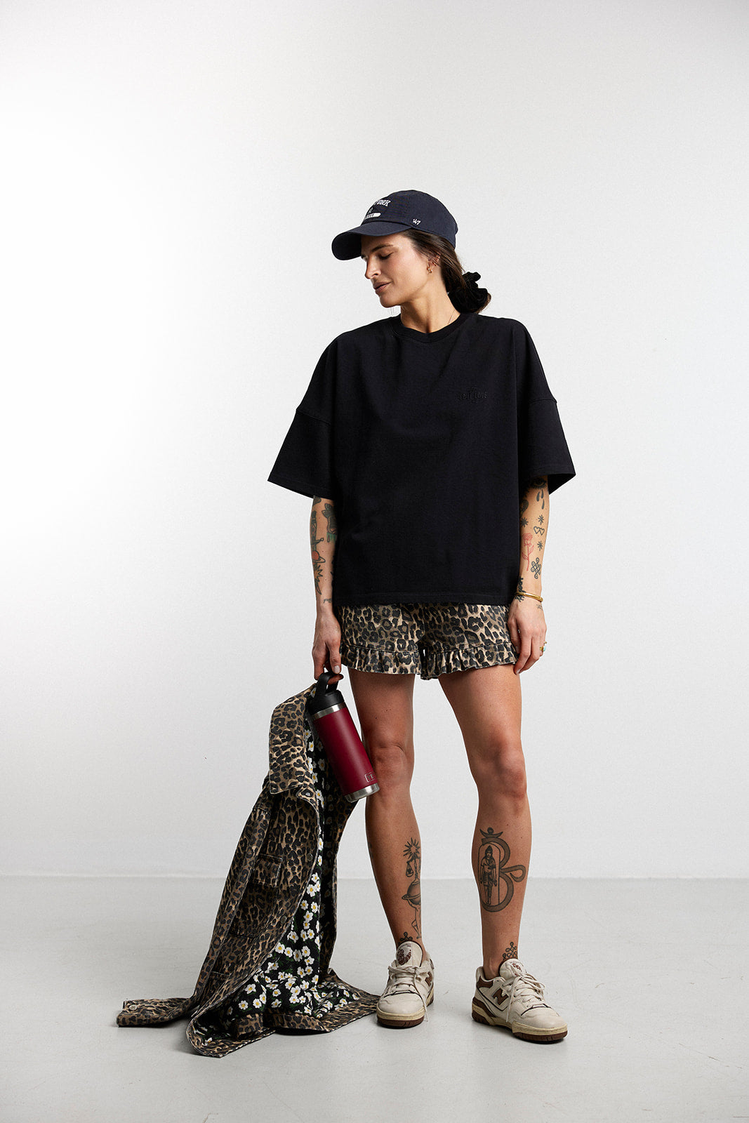 T-shirt West Black