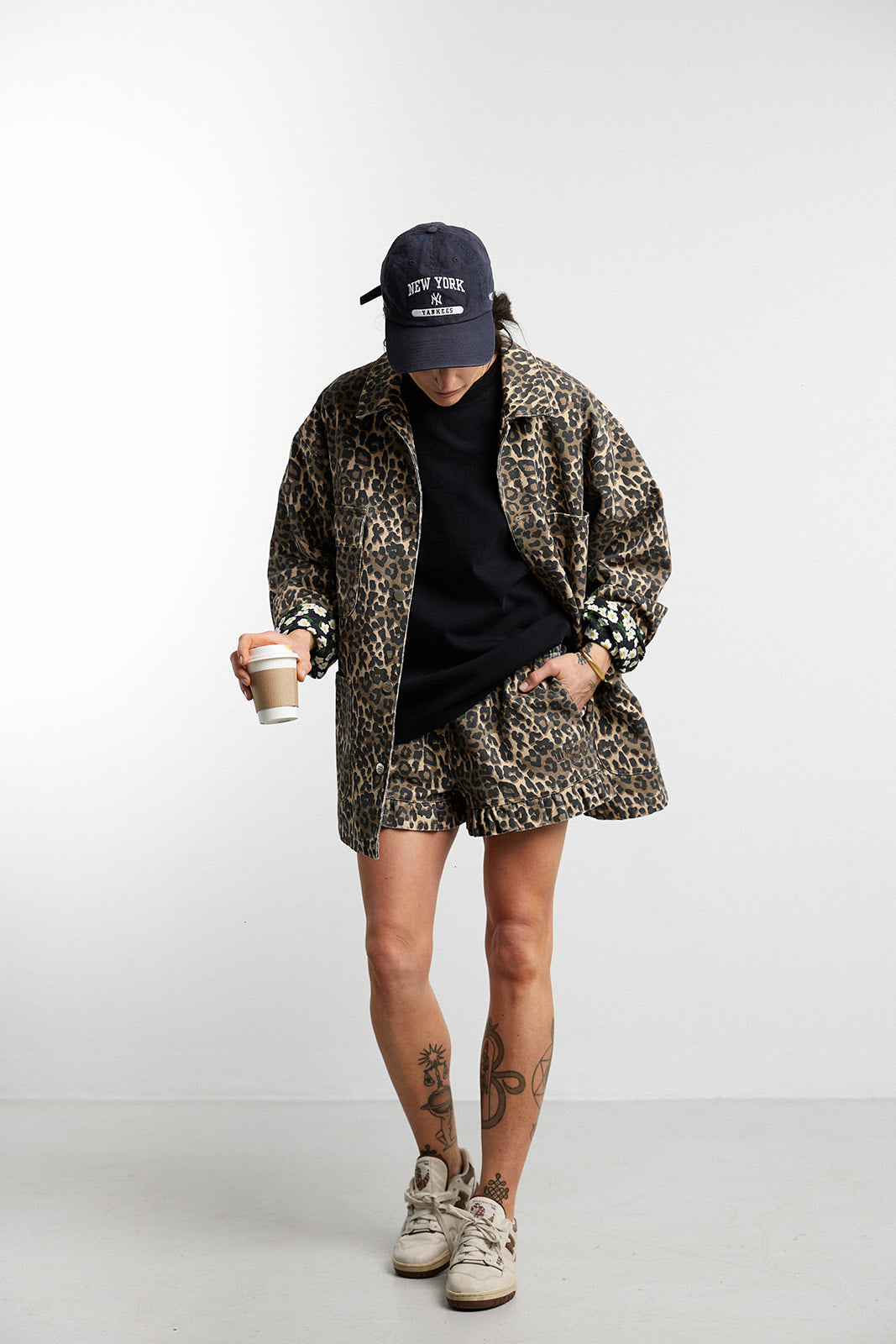 Bey Leopard Shorts