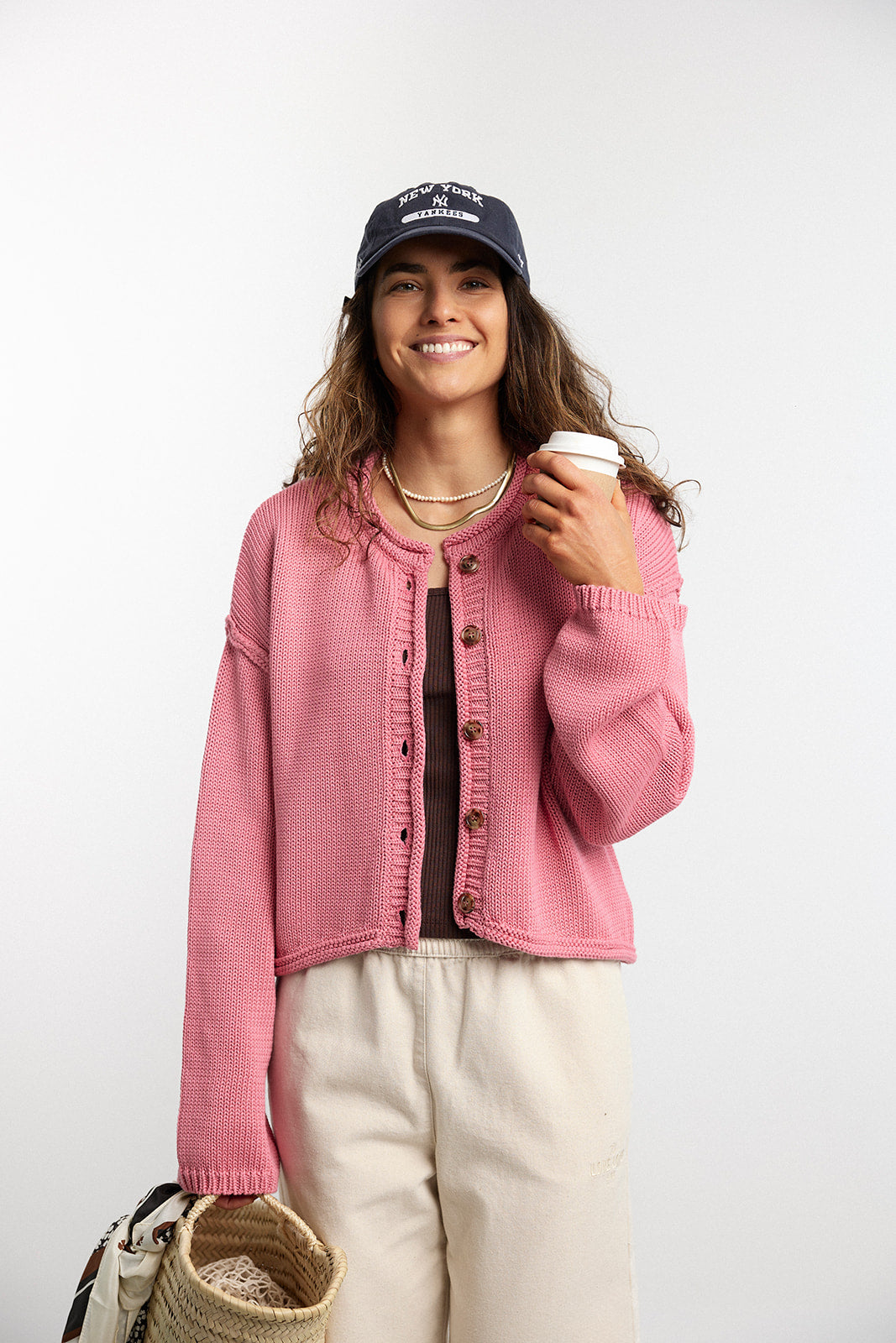 Hampton Pink Cardigan