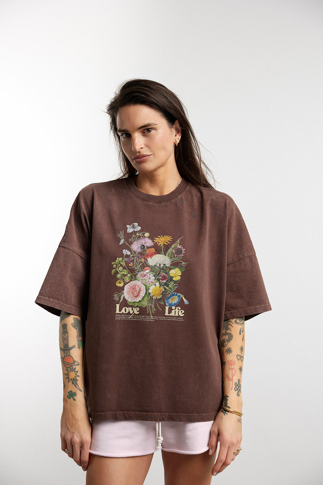 T-shirt West Brown Chocolate Bouquet