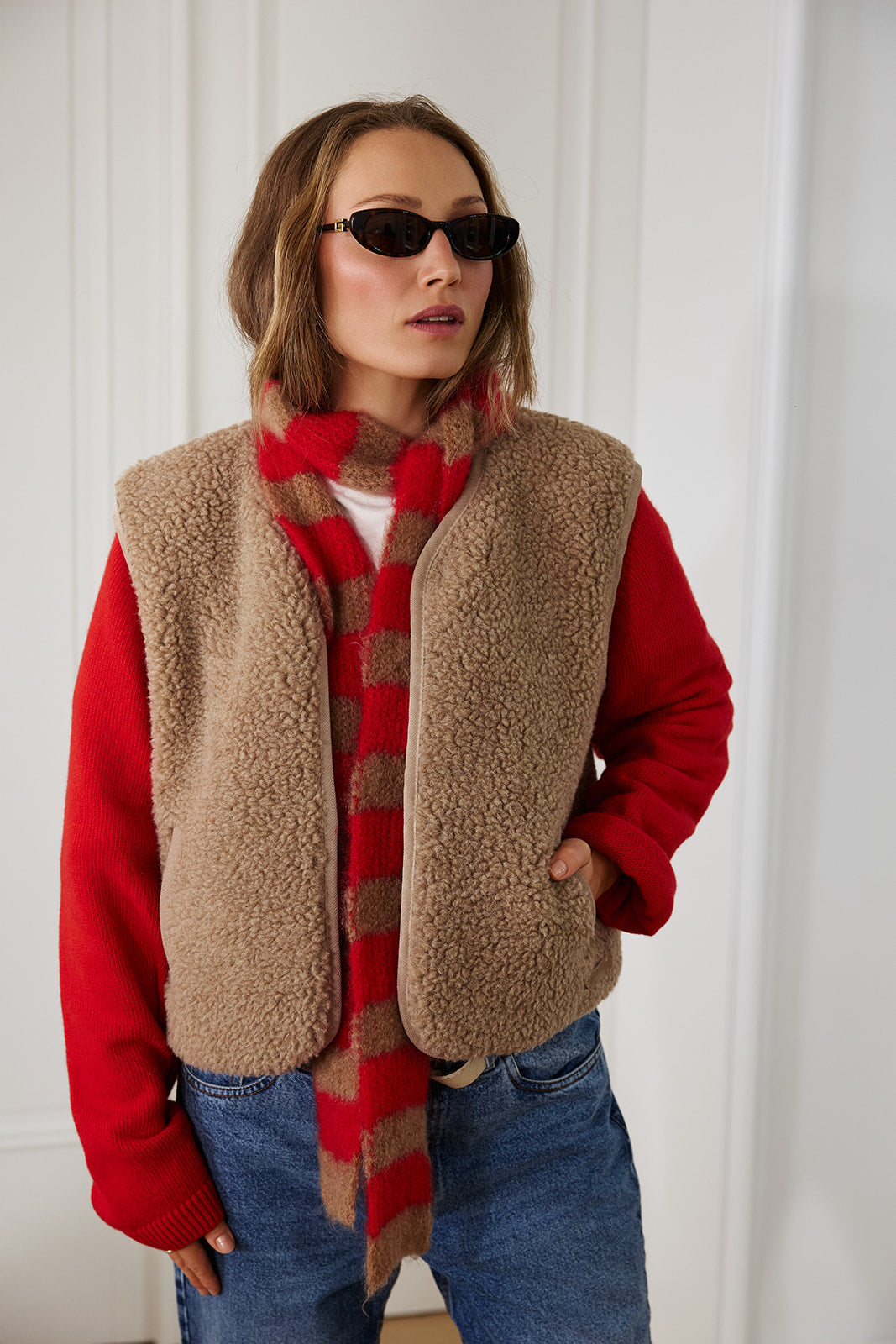 Weste Arin Beige