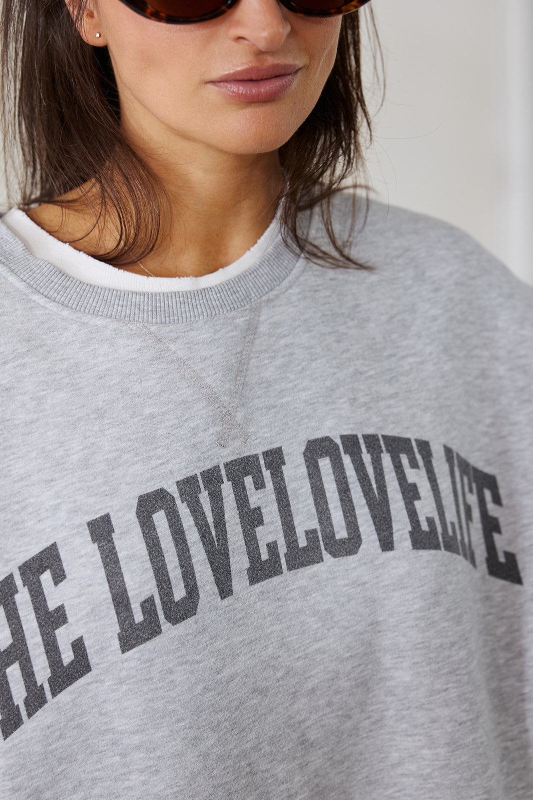 Bluza College Heather Gray VINTAGE