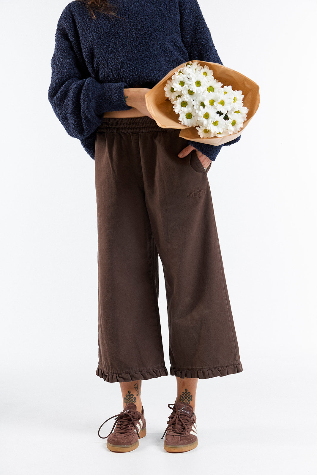 Hose Capri Street Brown