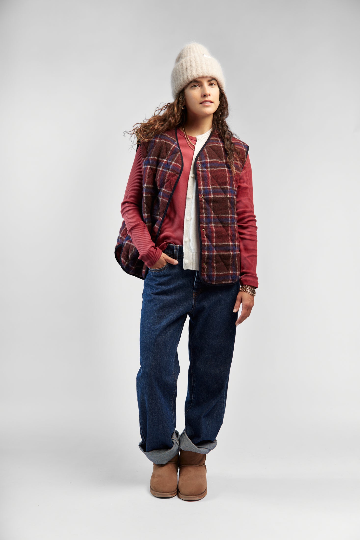 Kamizelka Tahoe Red Plaid - 3