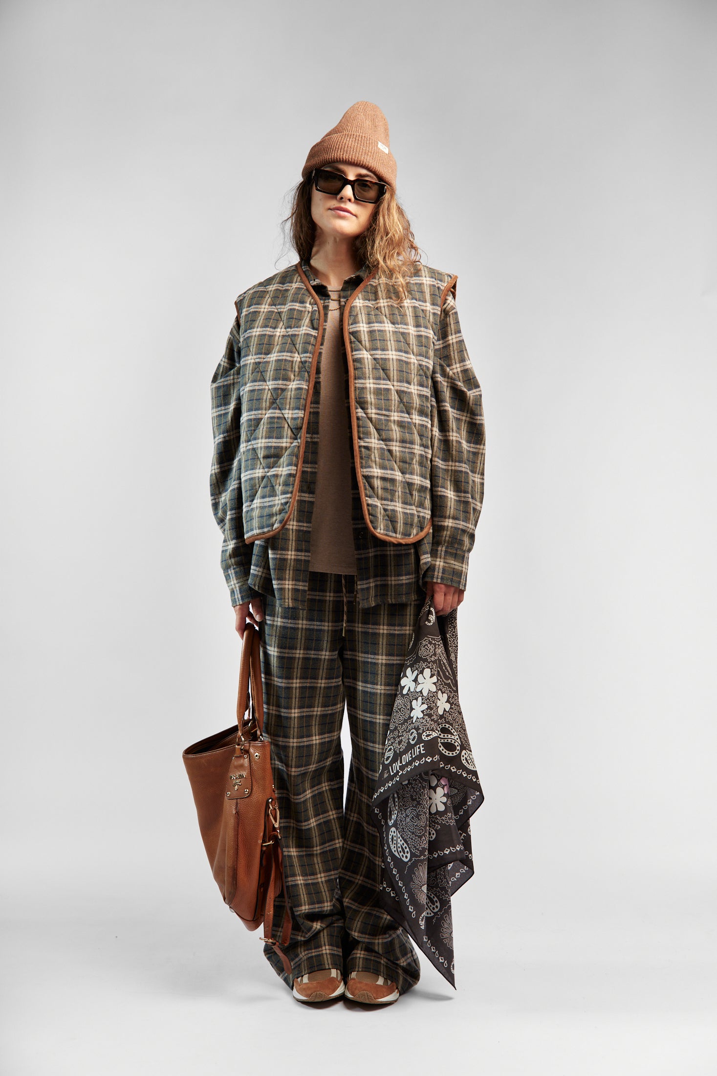 Koszula Misha Khaki Plaid - 16