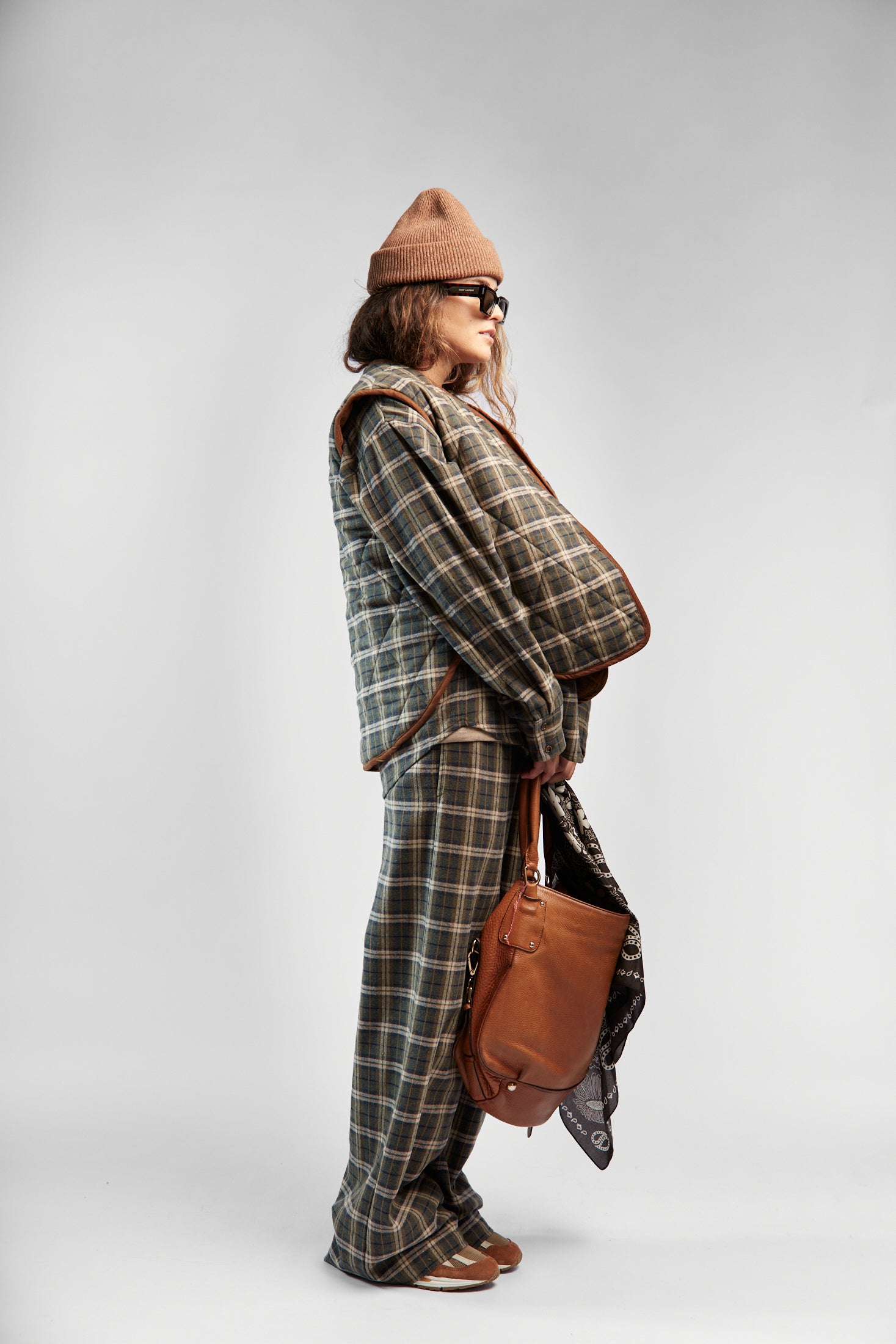 Kamizelka Tahoe Khaki Plaid - 24