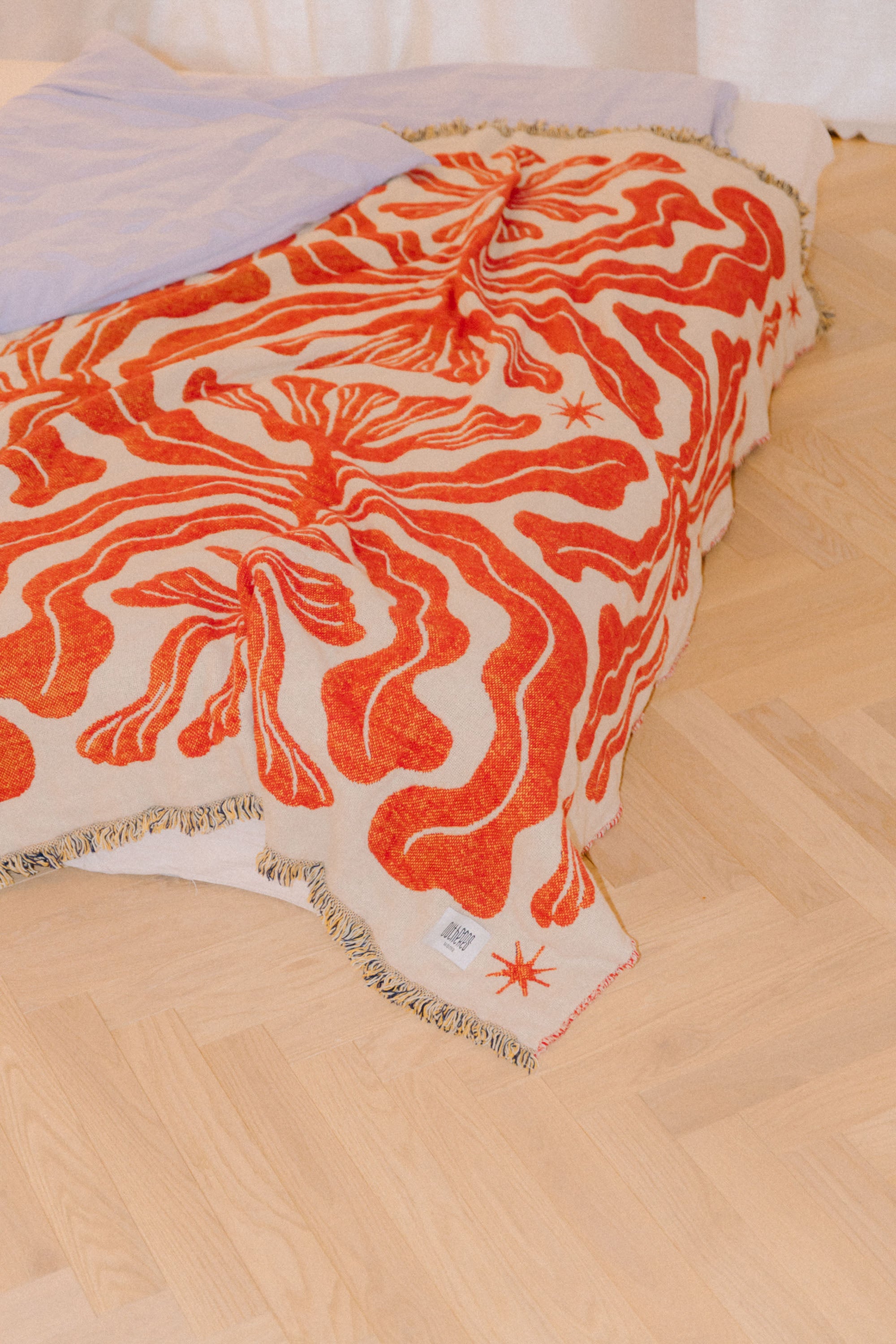 Koc bawełniany Mery Red