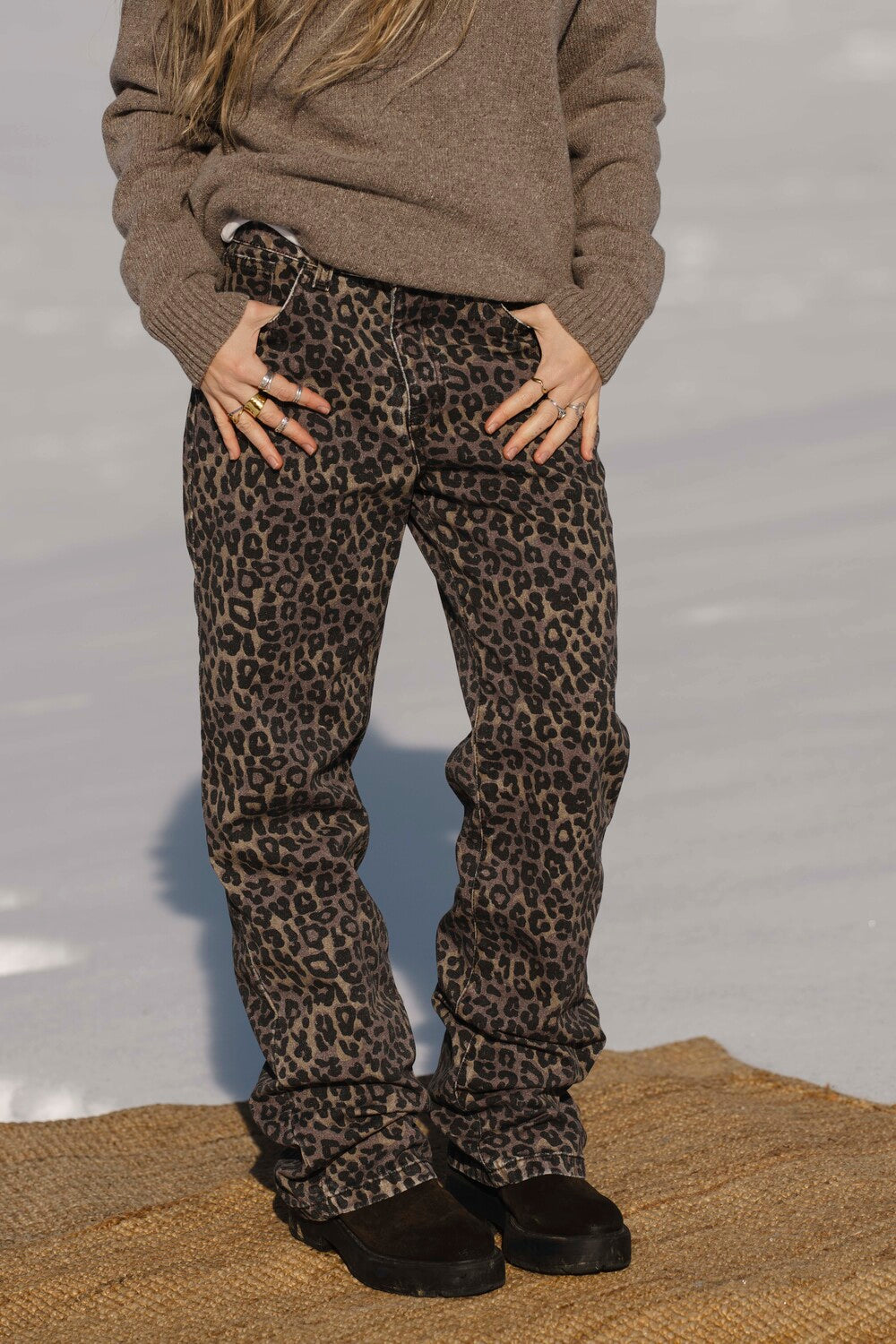 Sofia Dark Leopard Pants