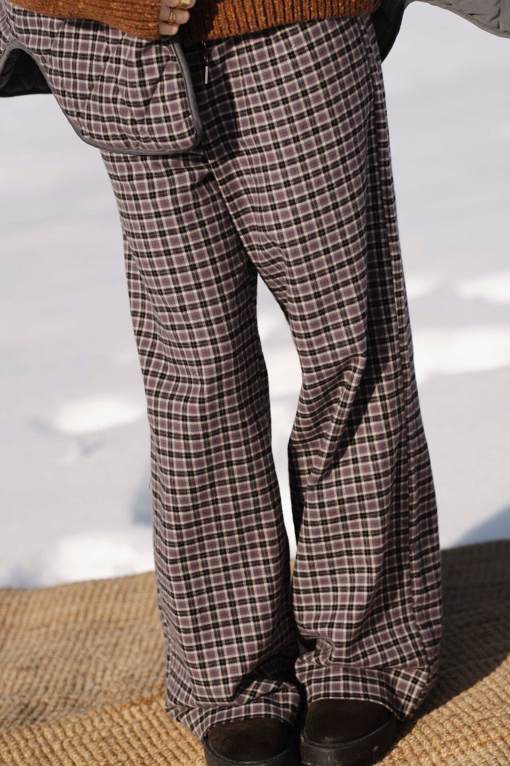 Spodnie Fall Blue Plaid - 8