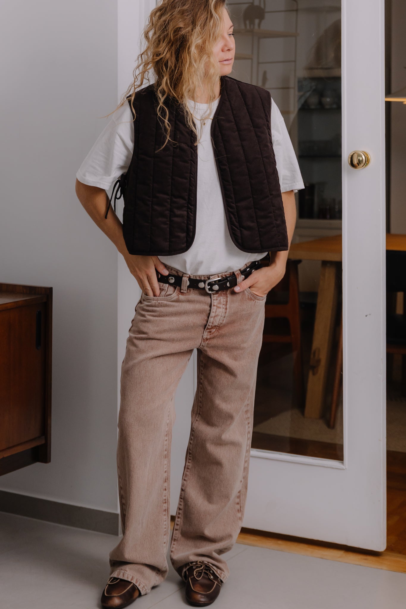 Desi Brown Vest - 19