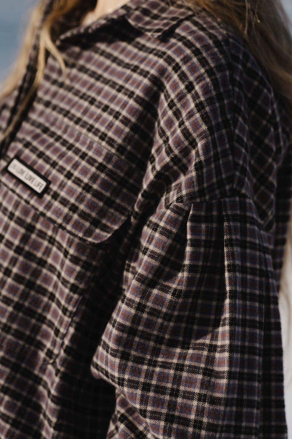 Roberta Blue Plaid Shirt - 7