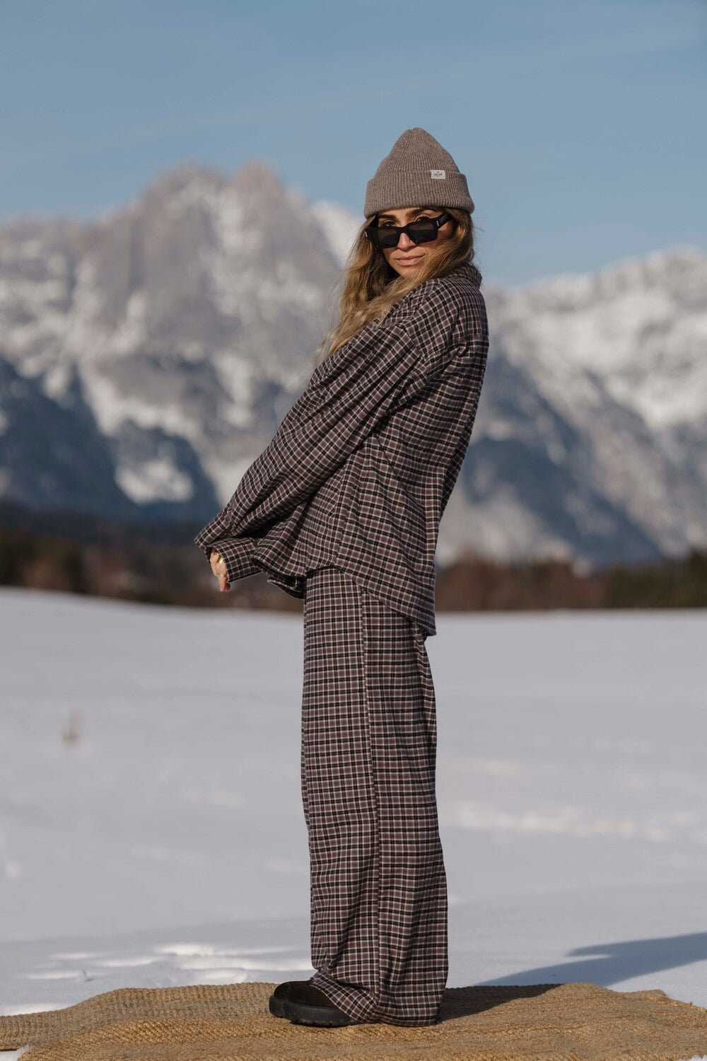 Roberta Blue Plaid Shirt - 8