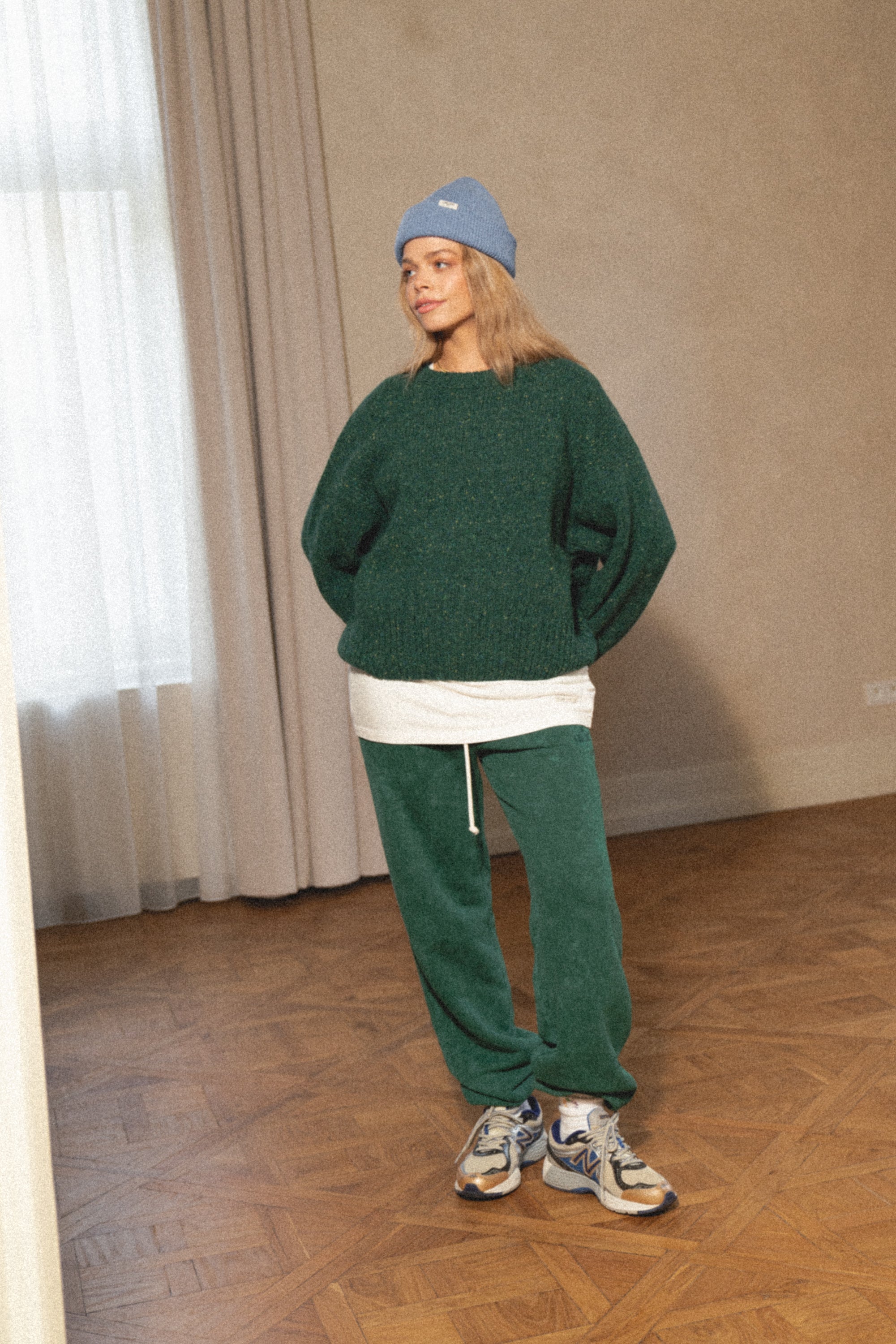 Cloud Green Ocean Sweater  - 4