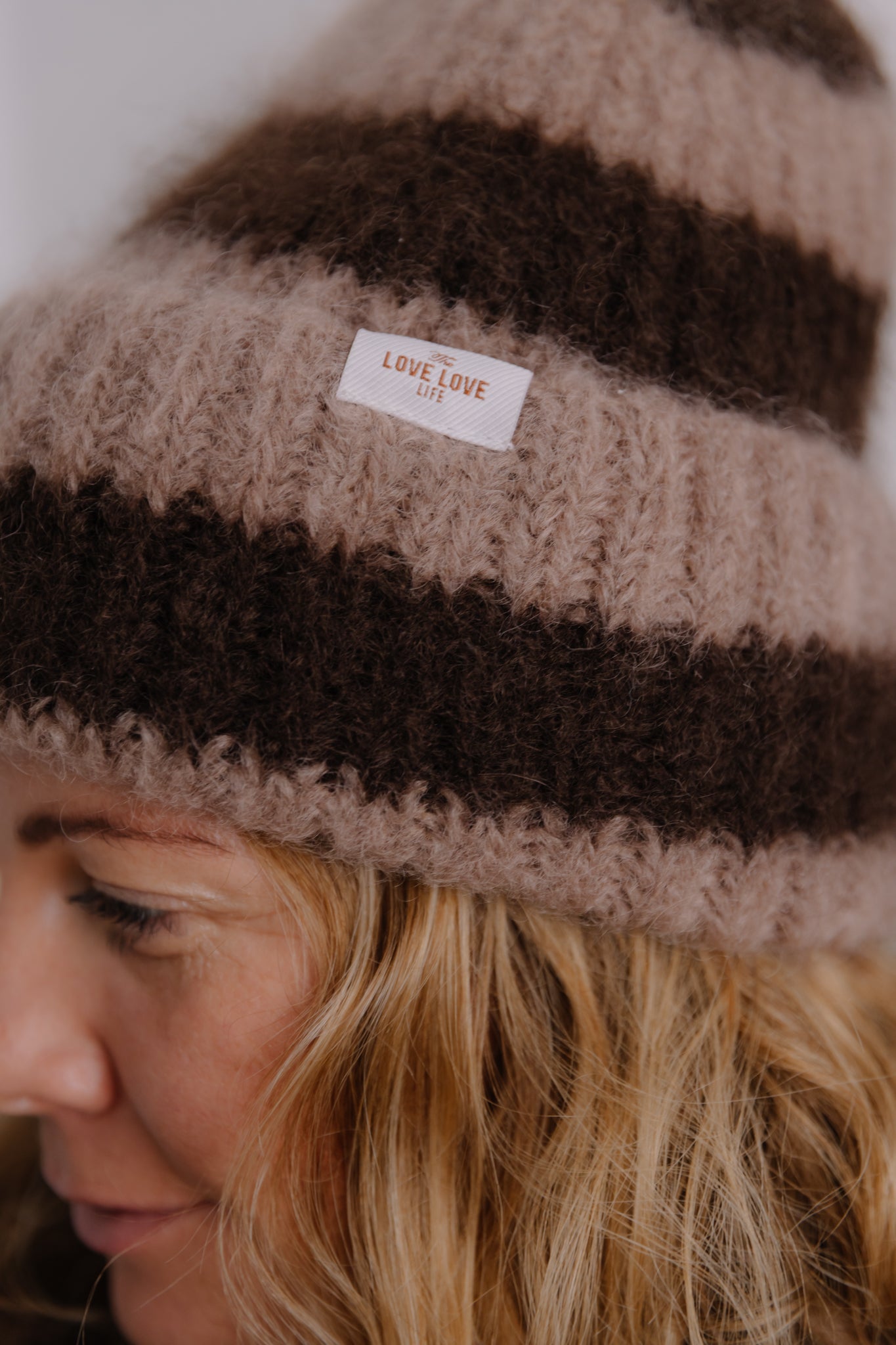 Baby Brown Stripes Hat
