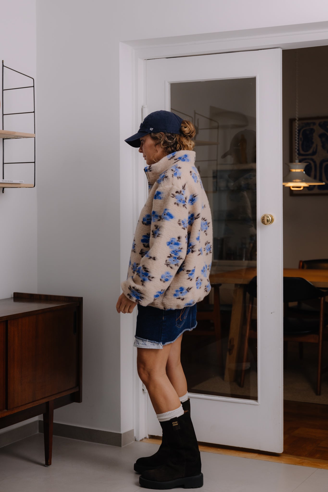 Nous Blue Flower Sweatshirt - 16