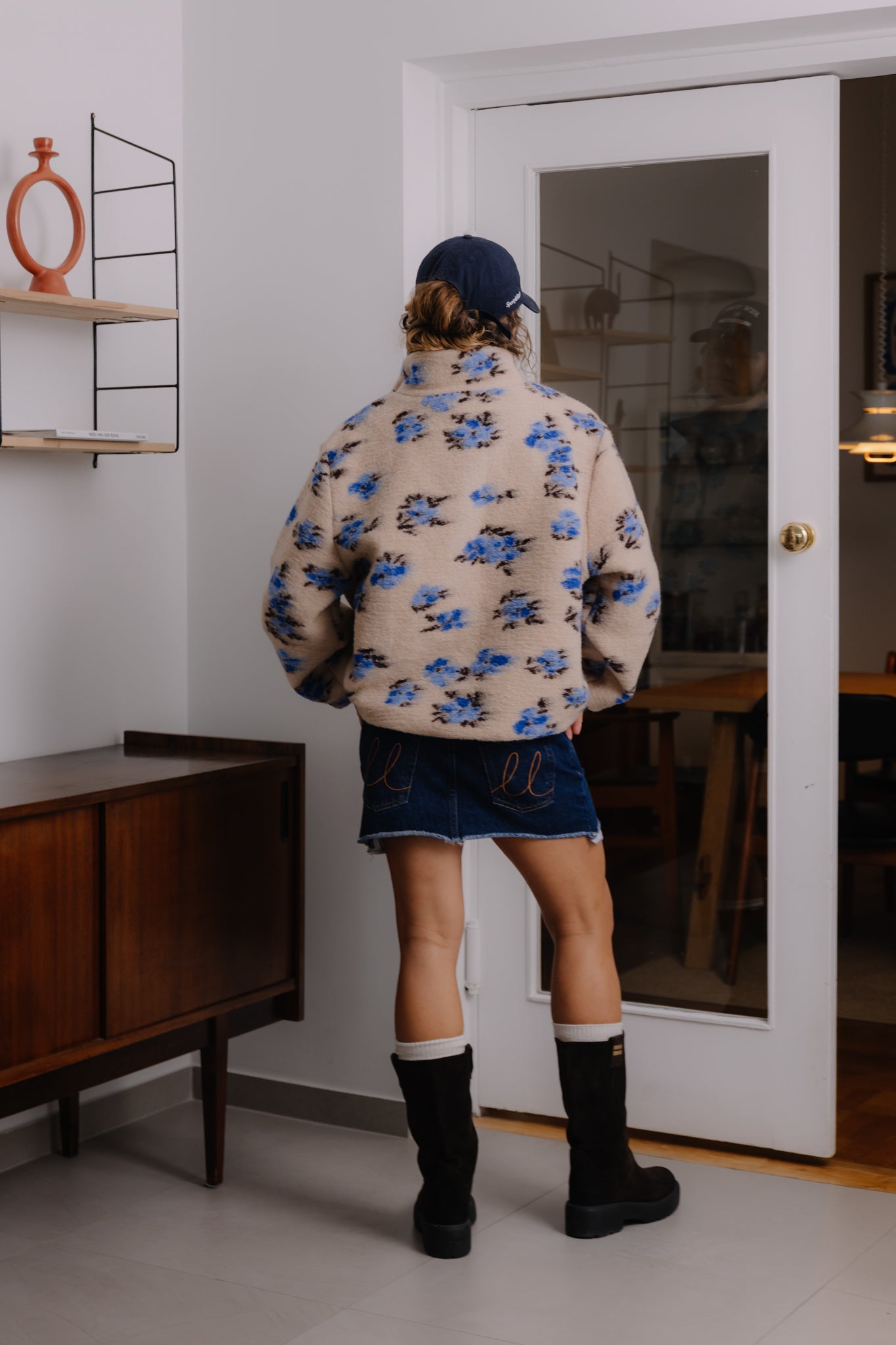 Nous Blue Flower Sweatshirt - 17