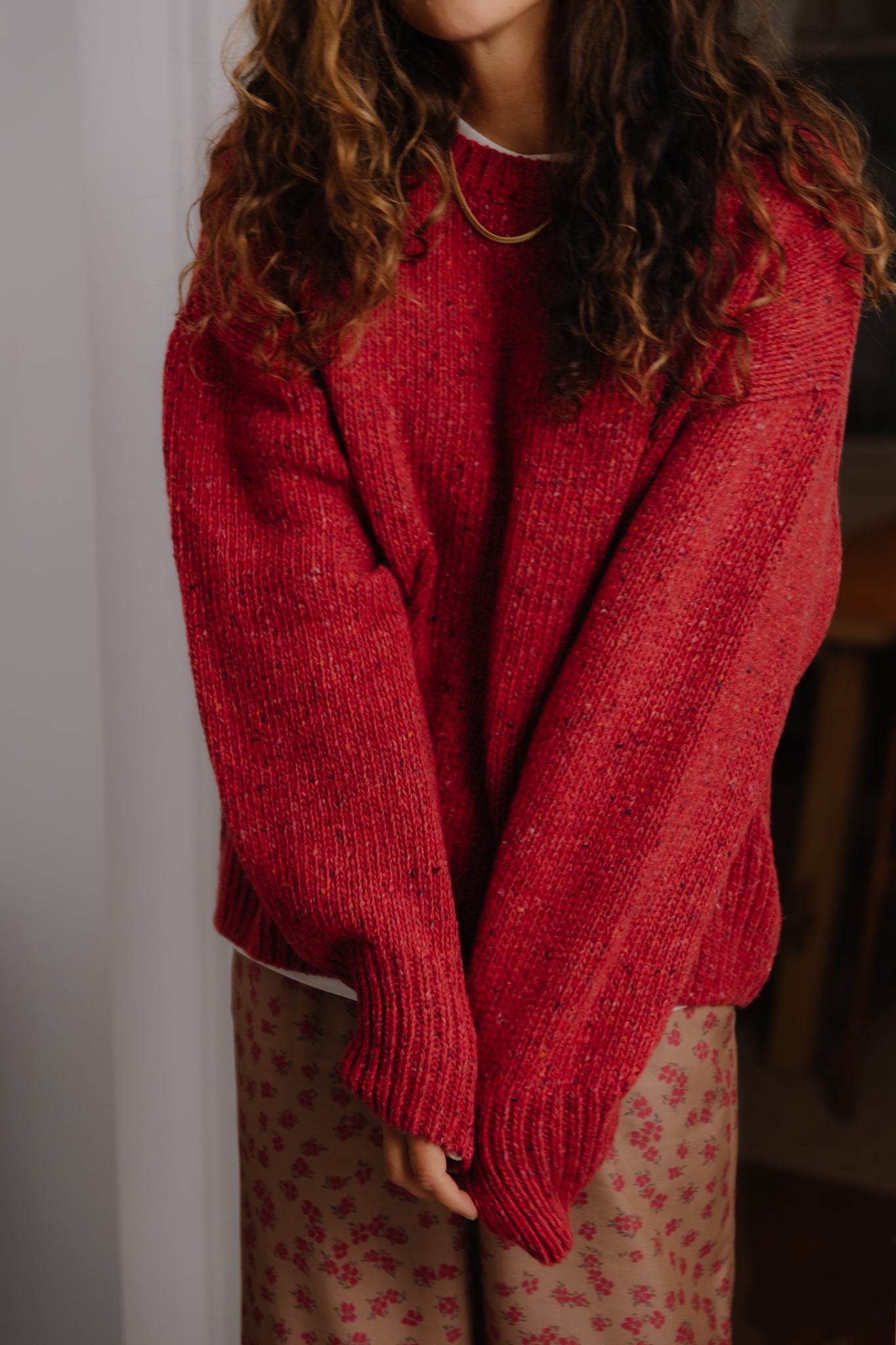 Sweter Cloud Red - 6