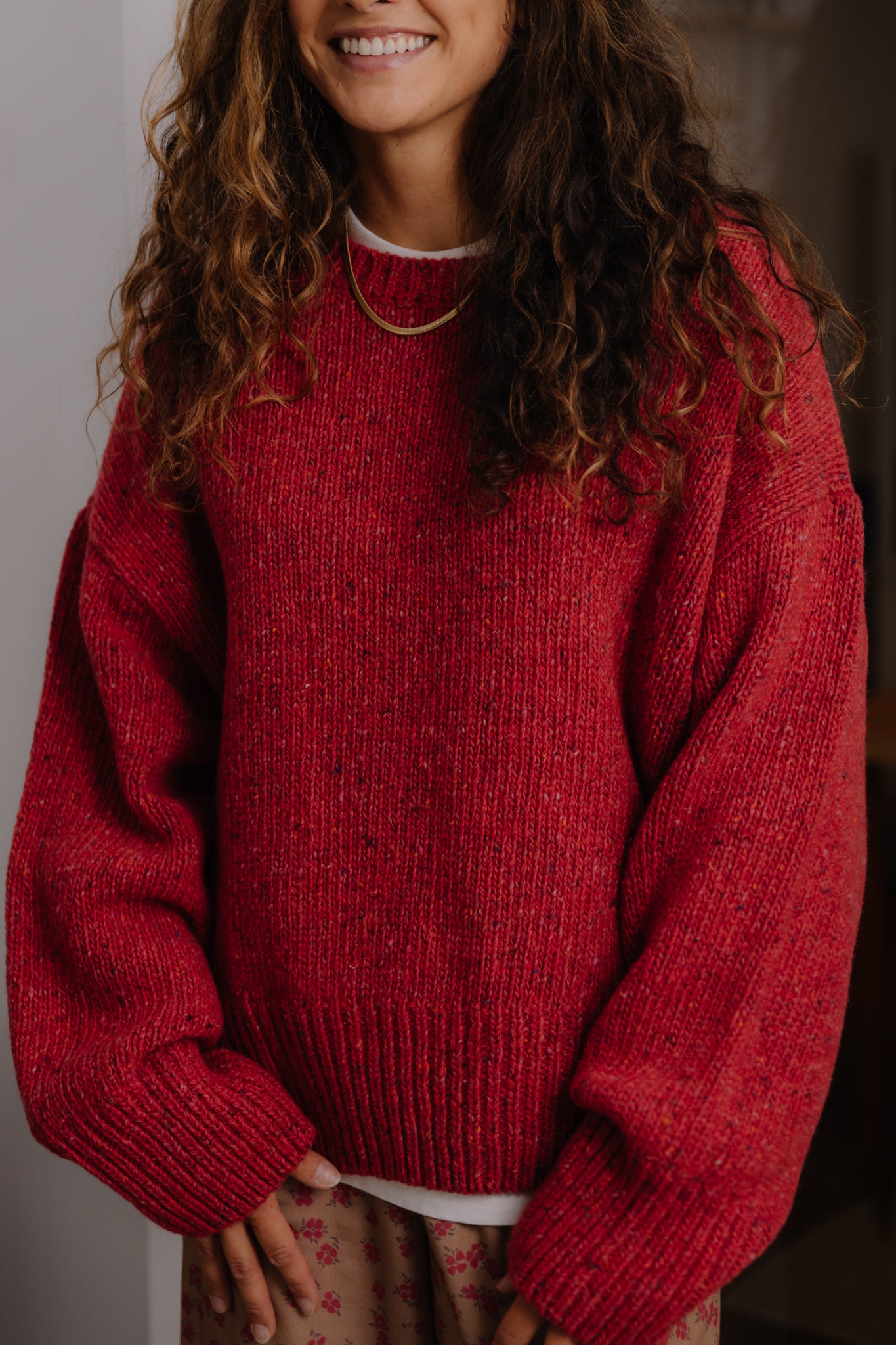 Sweter Cloud Red - 7