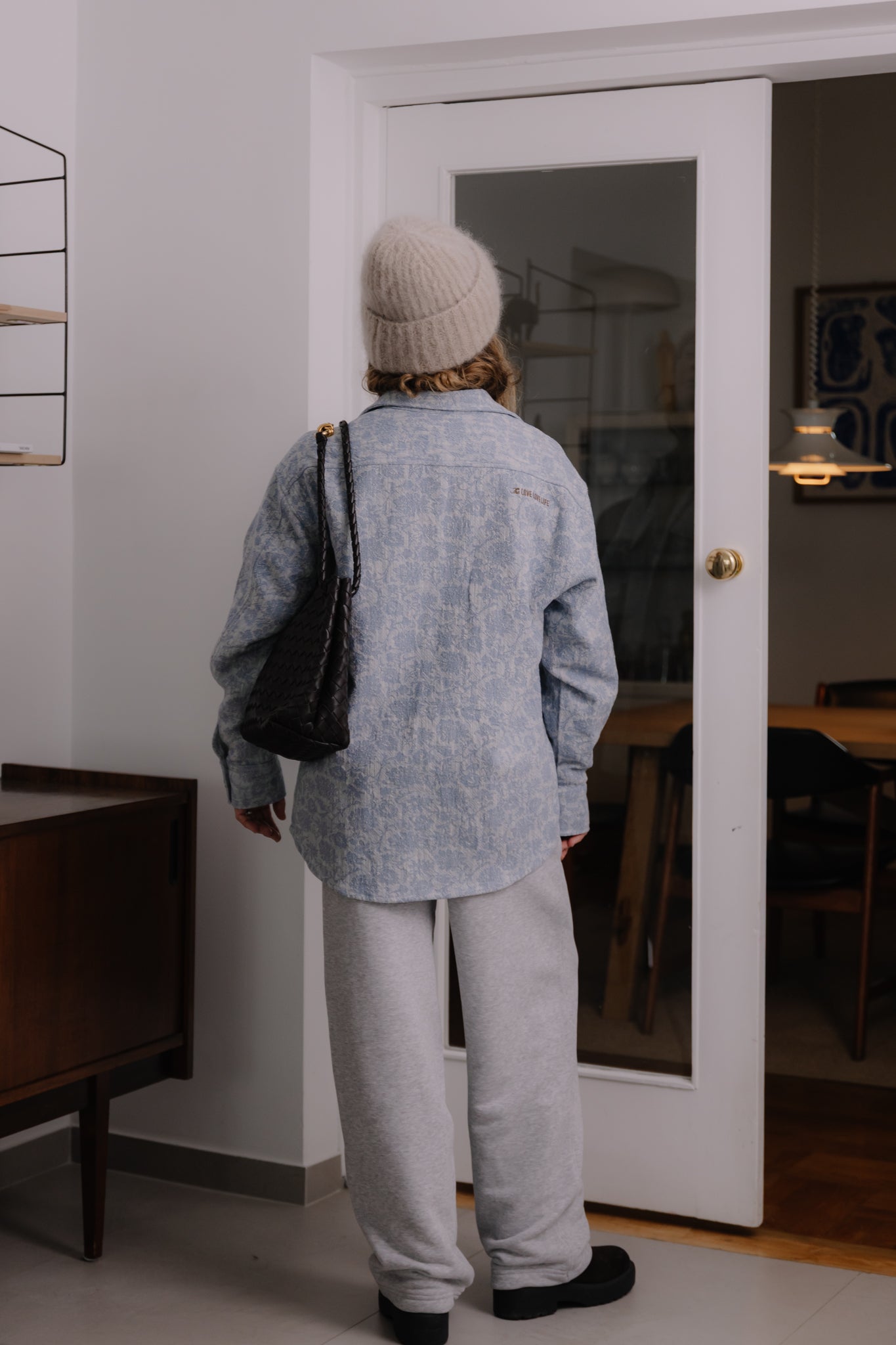 Misha Blue Jacquard Shirt - 7
