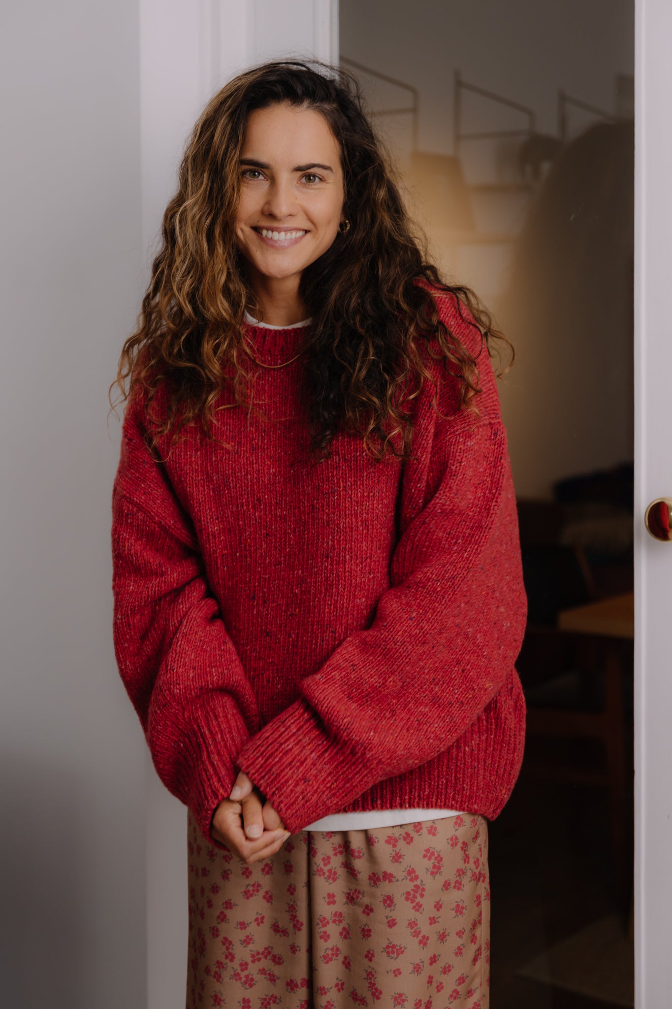 Sweter Cloud Red