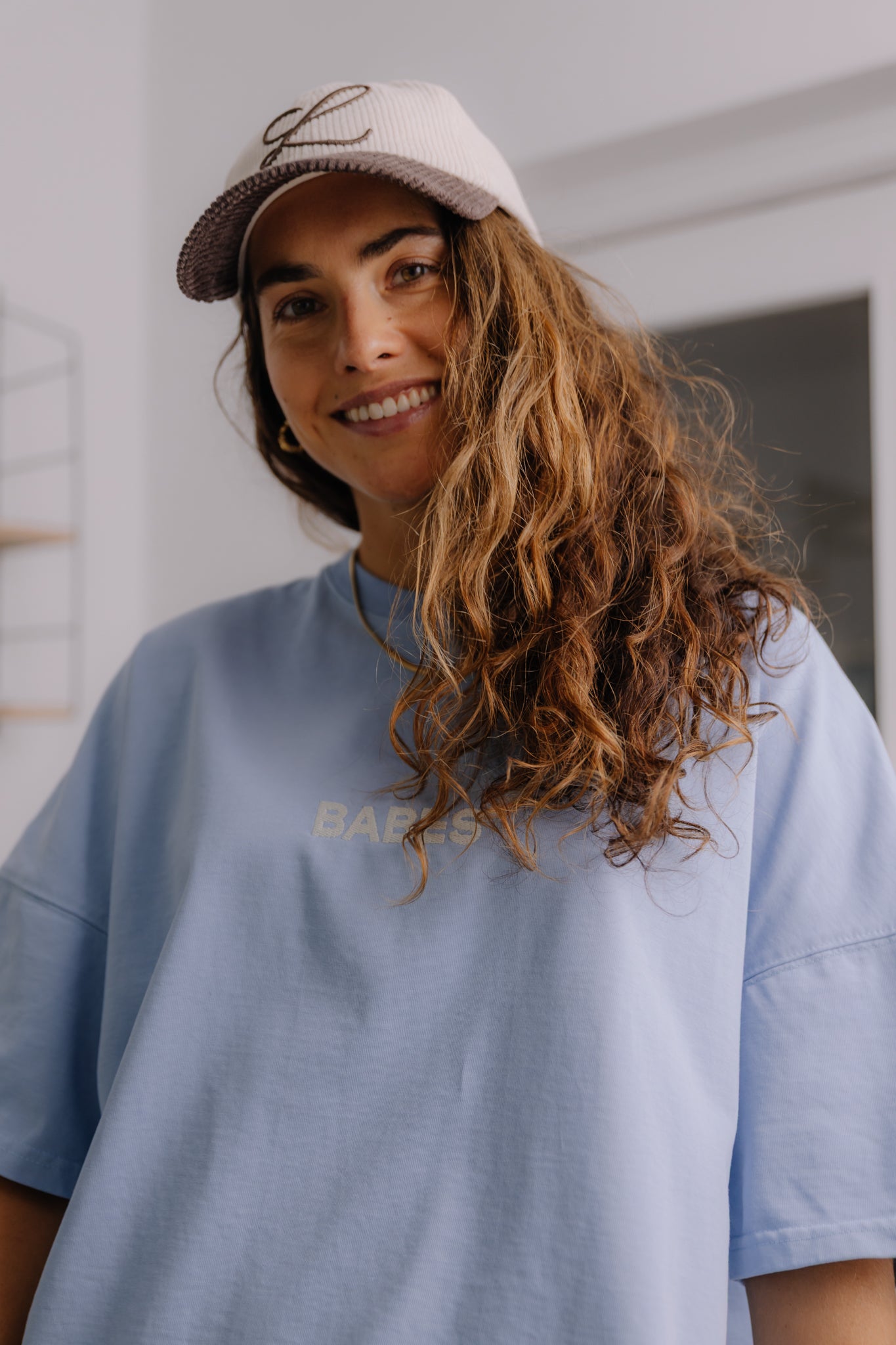 T-shirt West Dusty Blue BABES