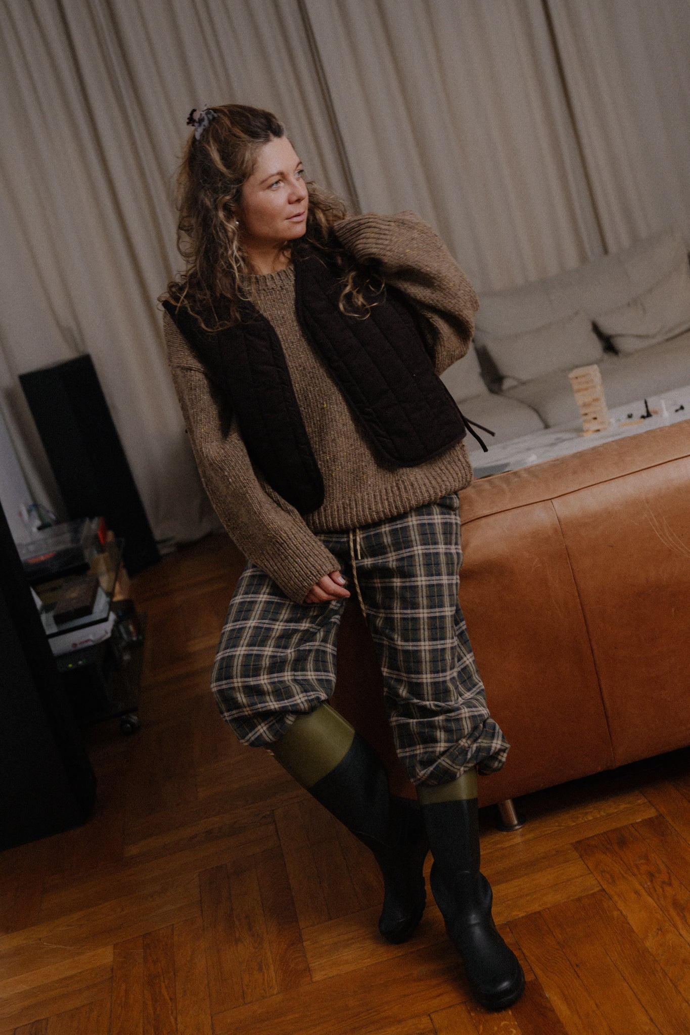 Desi Brown Vest - 17