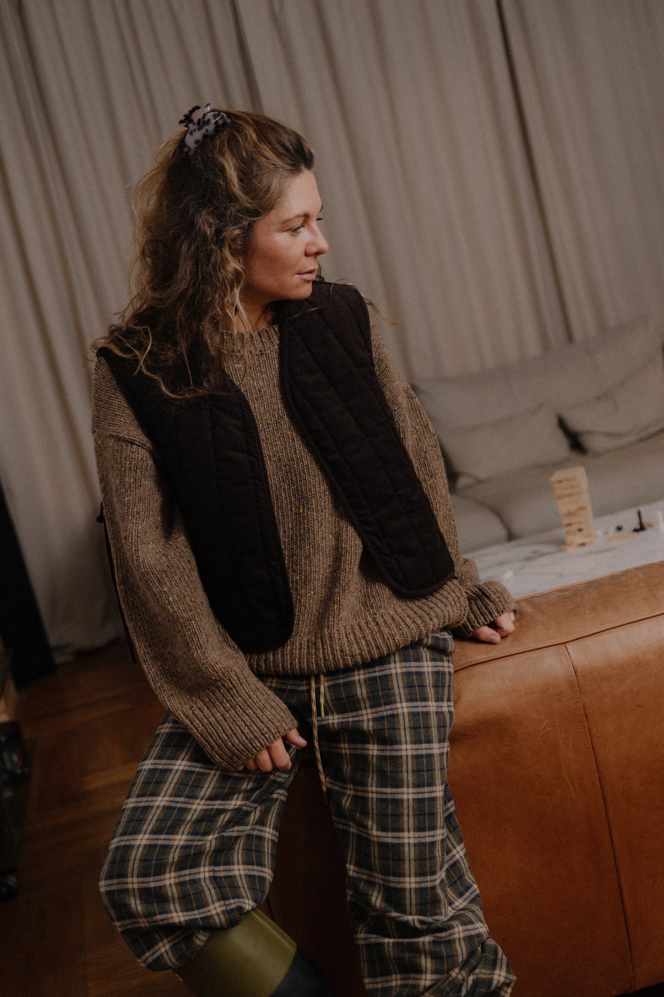 Desi Brown Vest - 16