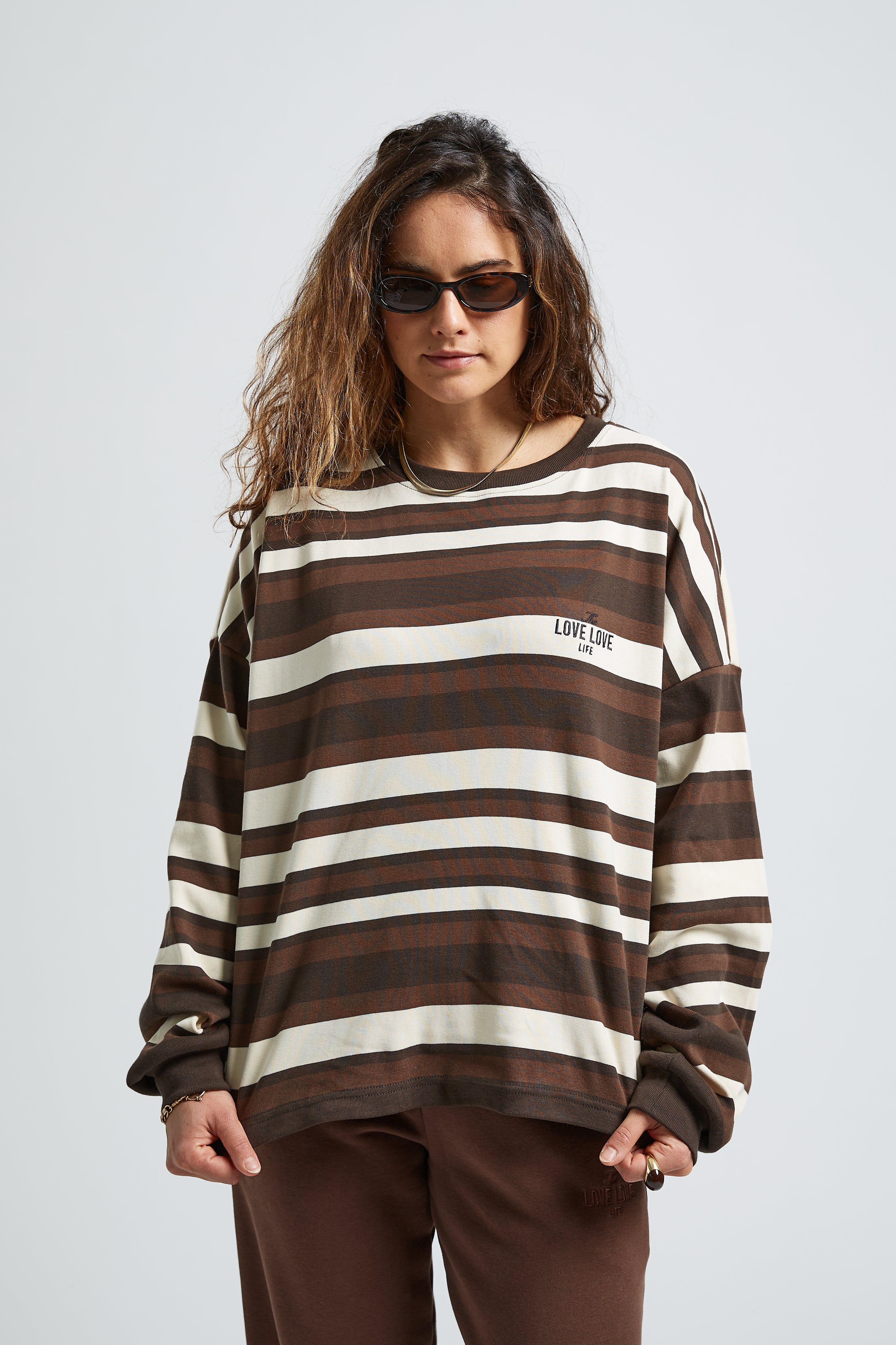 Лонгслів Niagara Brown Stripes