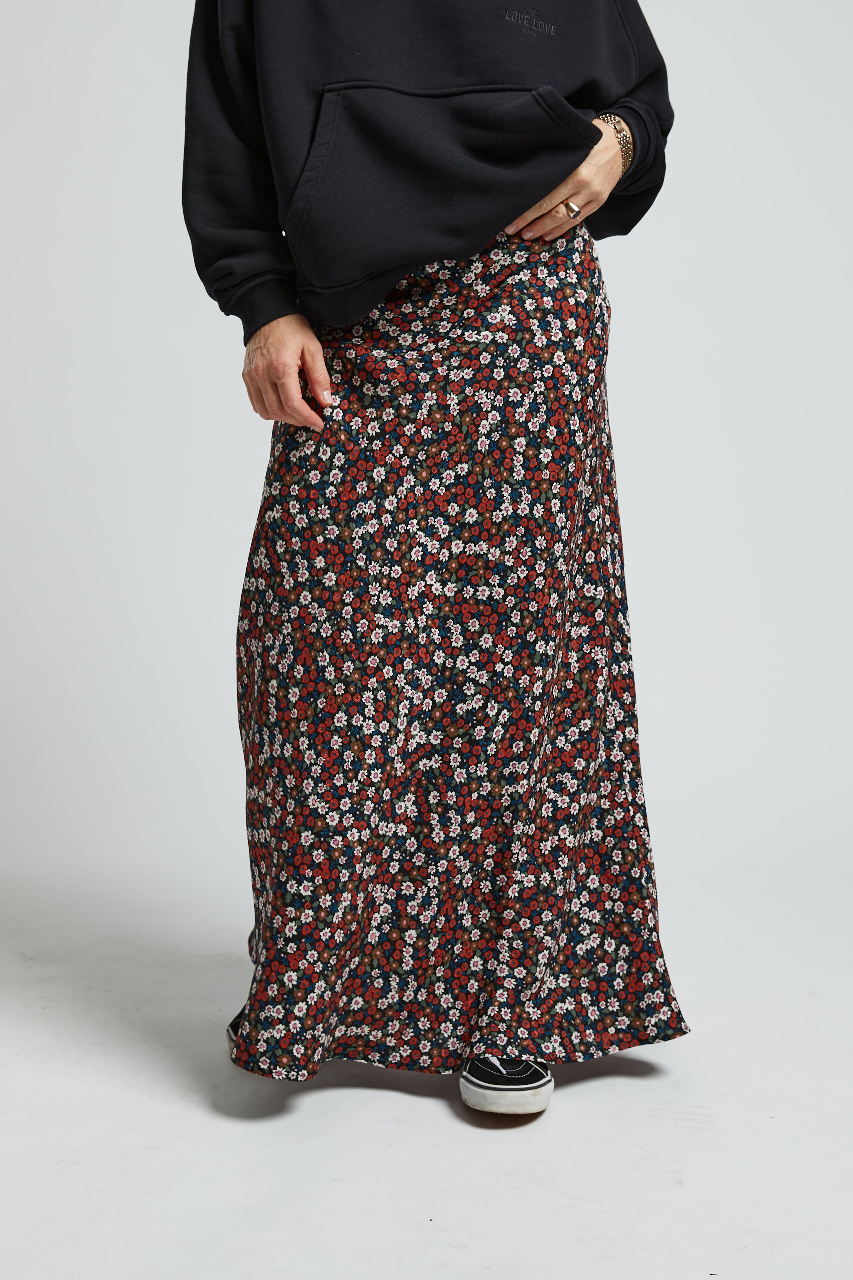 Benito Wildflower Black Skirt - 5
