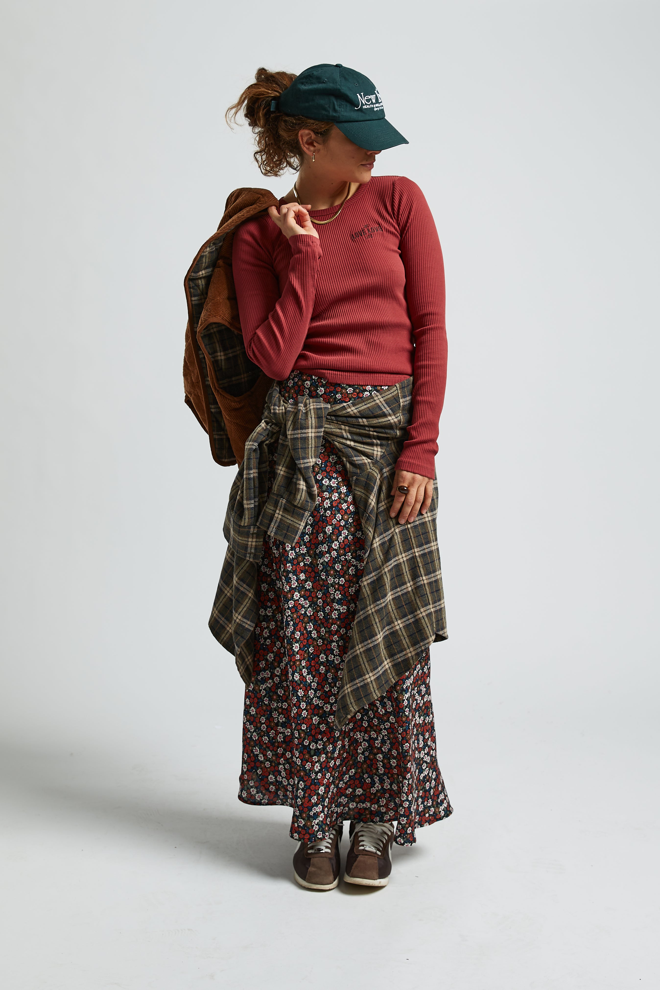 Longsleeve Ana Burgundy FLO - 3