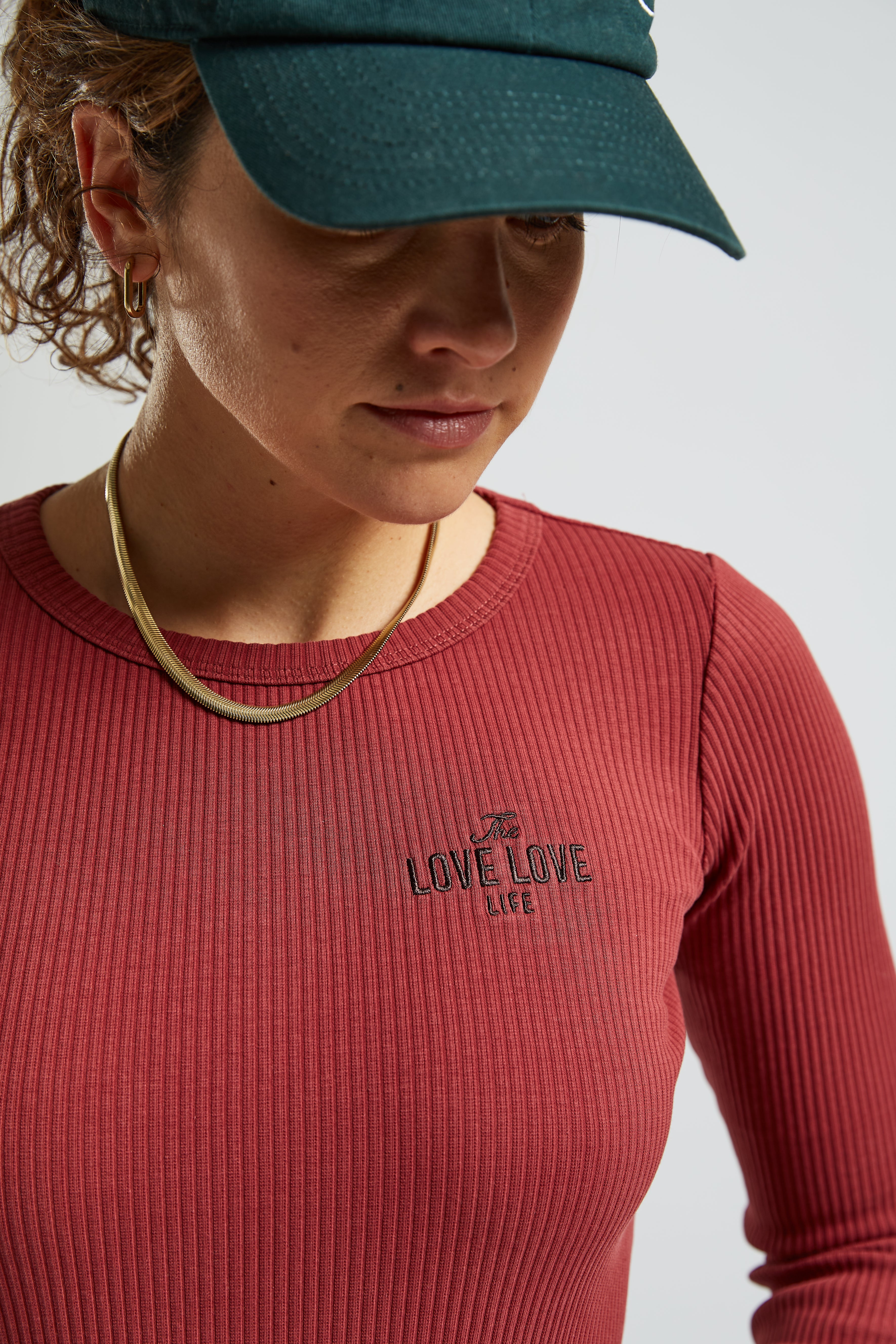 Longsleeve Ana Burgundy FLO - 5