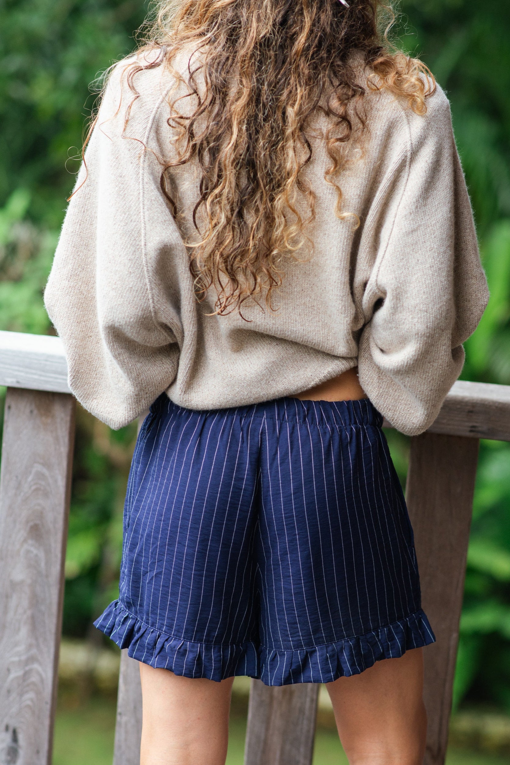 Spodenki Bey Navy Stripes
