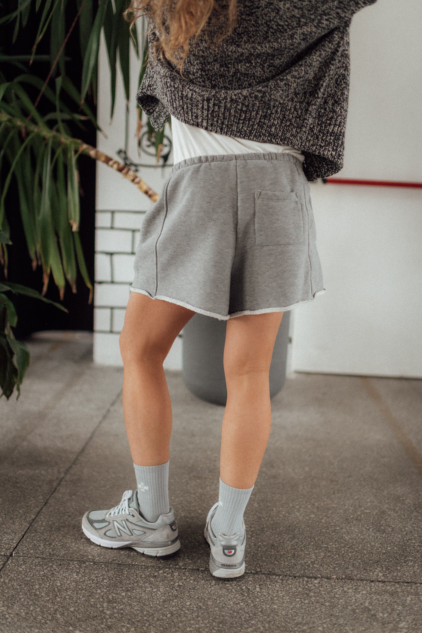 Sacramento Gray Melange Shorts - 6