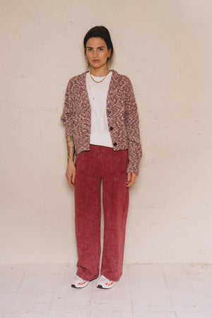 Spodnie Aspen Burgundy