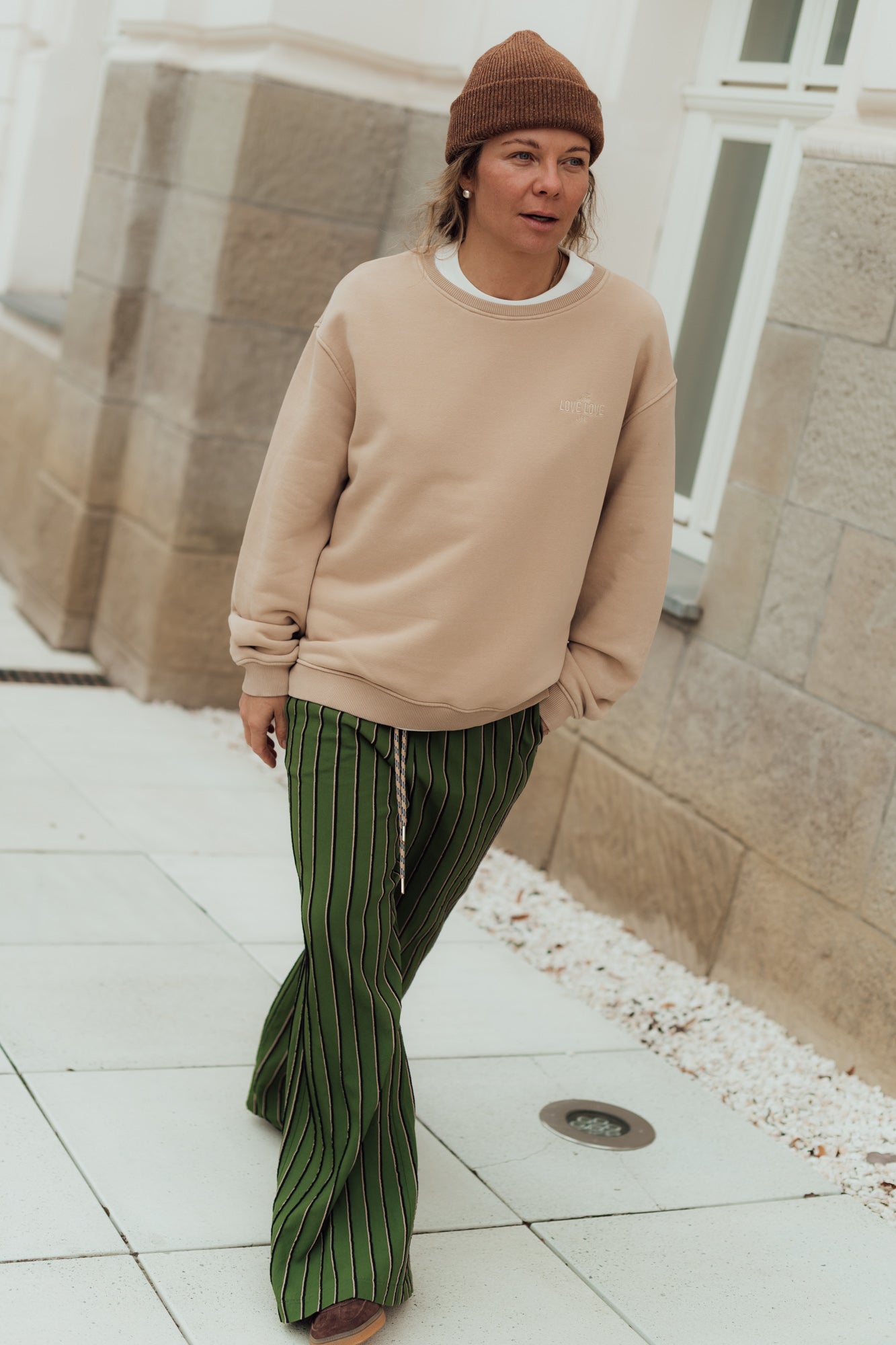 Trosa Green Stripes Trousers 