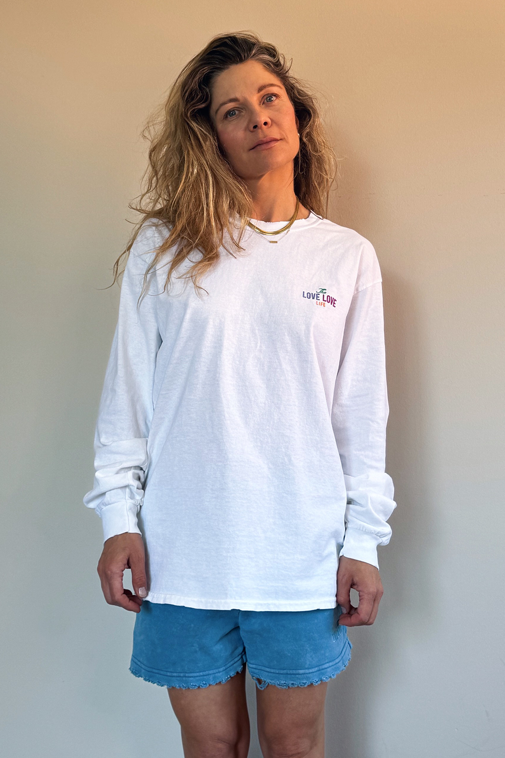 Longsleeve Toronto White/Colorfull