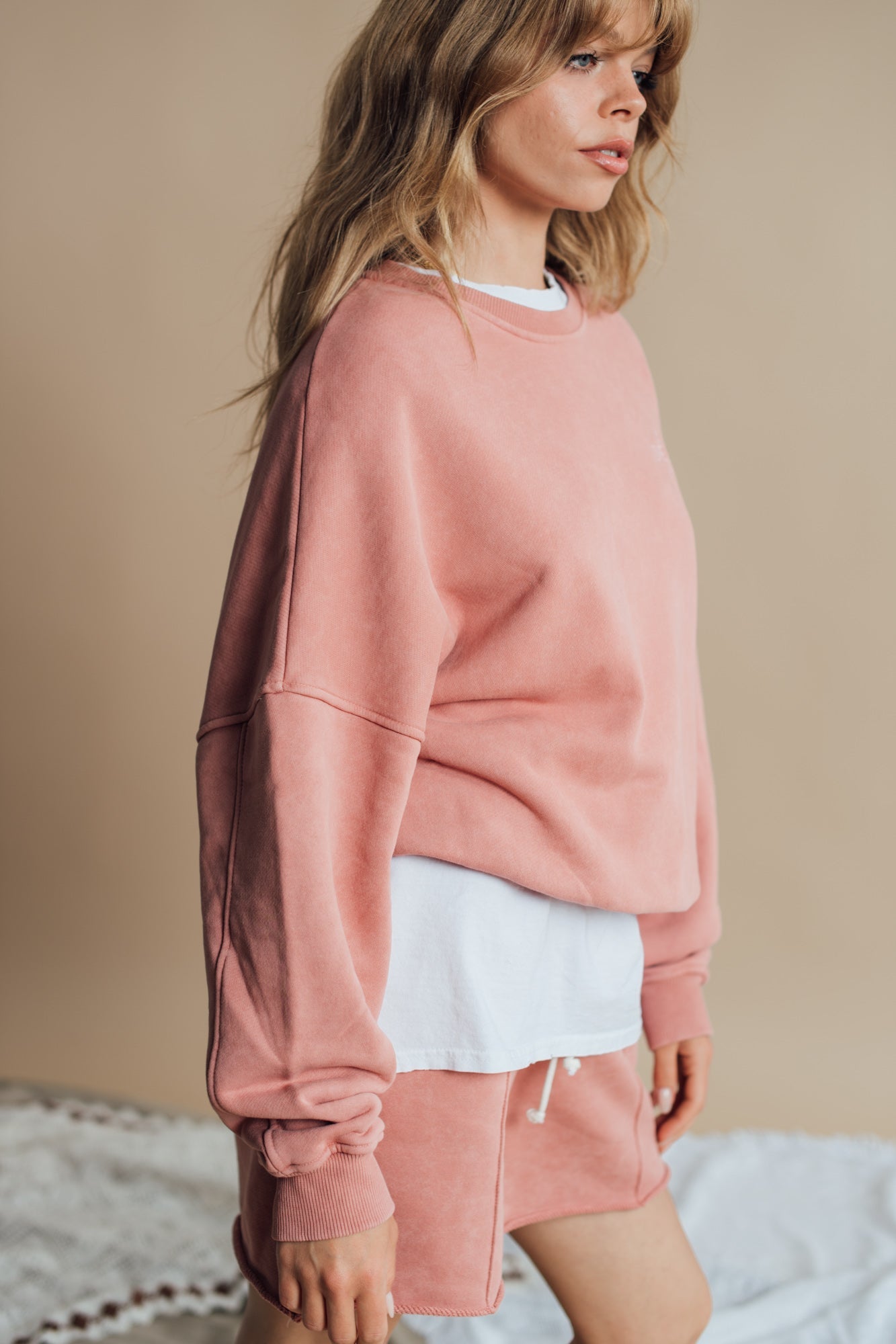 Dundee Light Pink Sweatshirt - 16